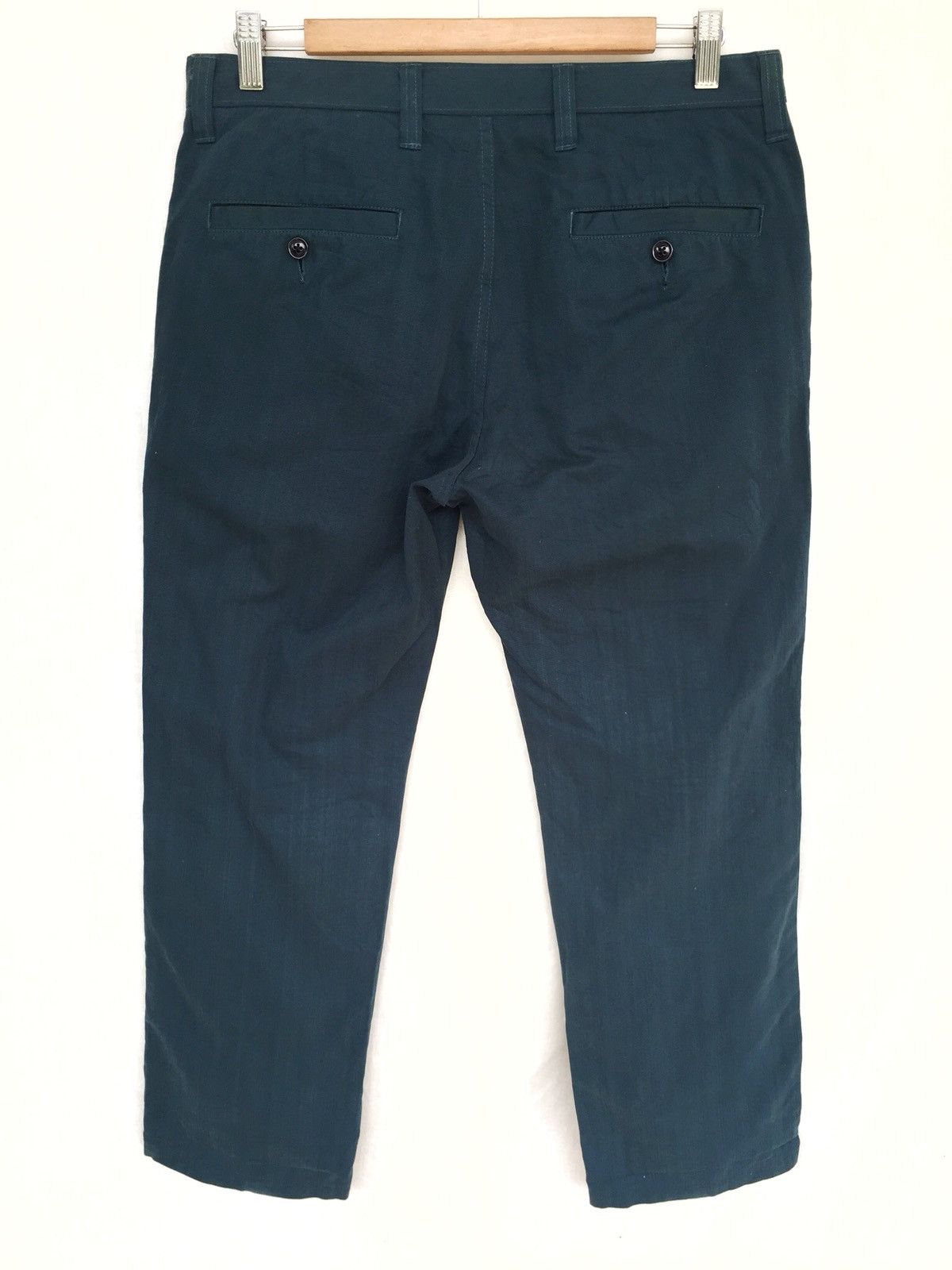 Journal Standard Green Slim Fit Chino Trousers Pants Size US 33 - 4 Thumbnail