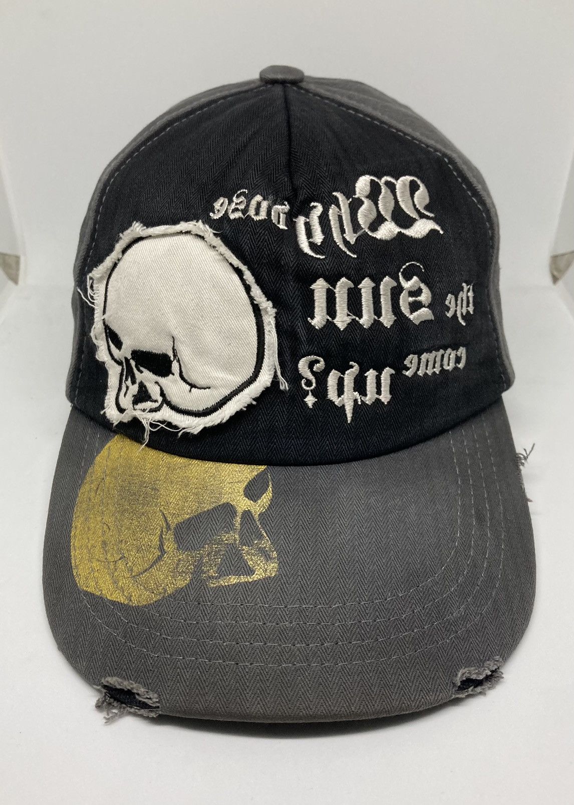Other Rare Skull Snapback Hat Size ONE SIZE - 2 Thumbnail
