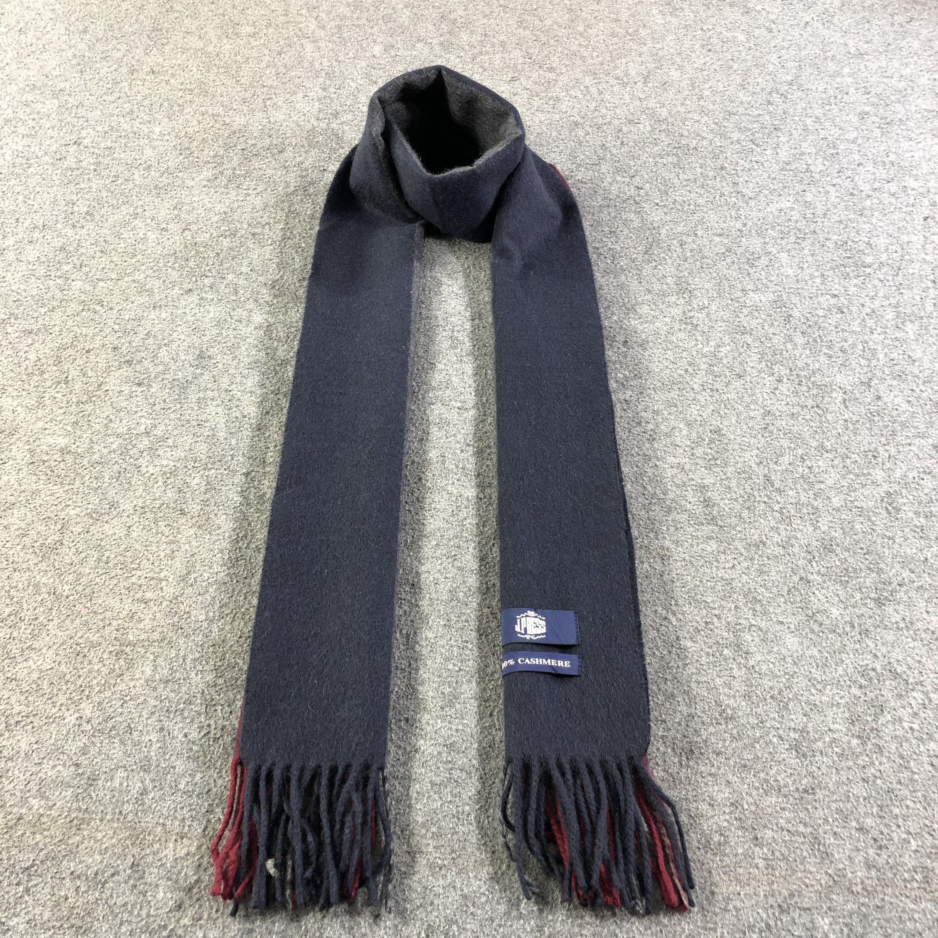 J. Press J. Press Cashmere Scarf Muffler V1238 Size ONE SIZE - 2 Thumbnail