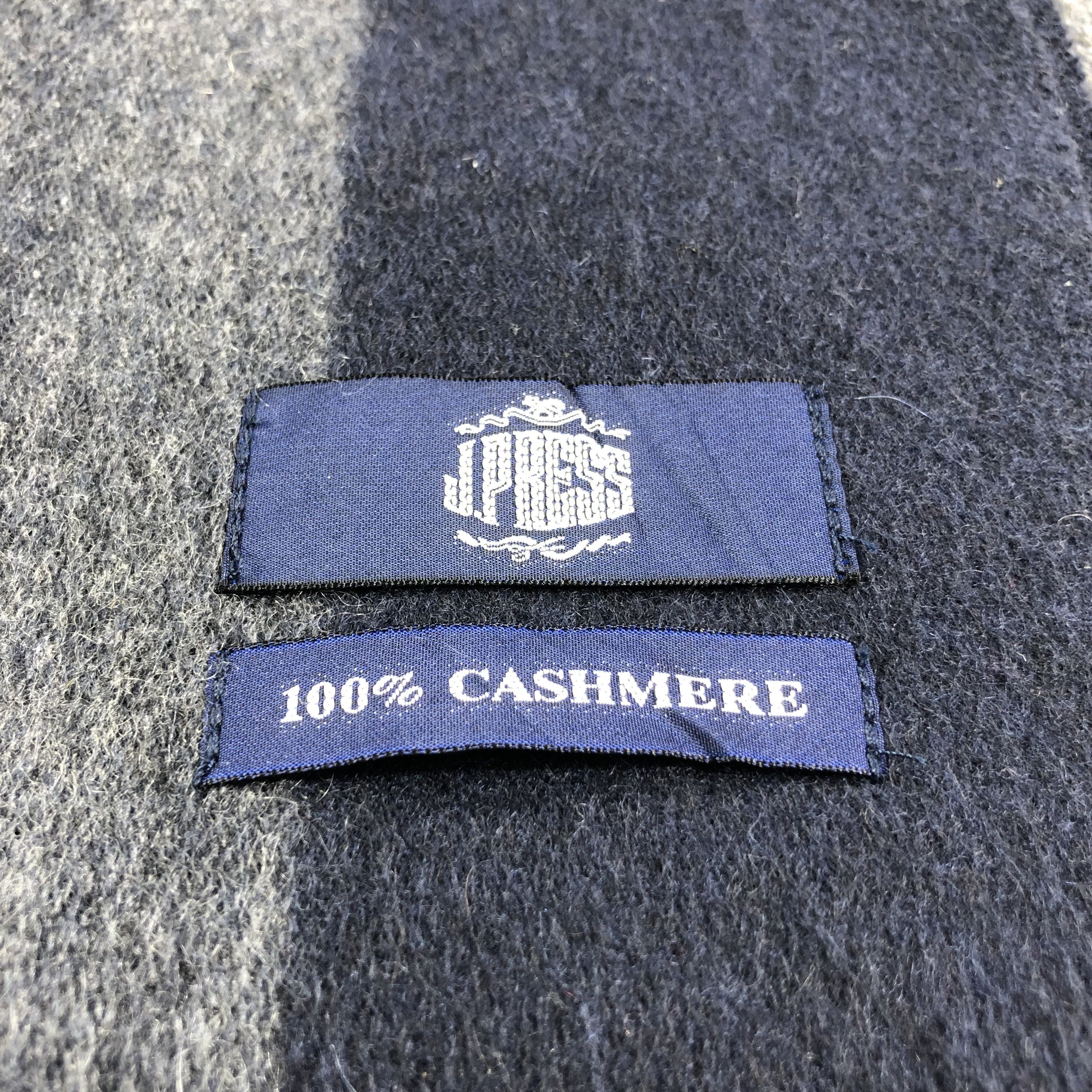J. Press J. Press Cashmere Scarf Muffler V1238 Size ONE SIZE - 4 Thumbnail