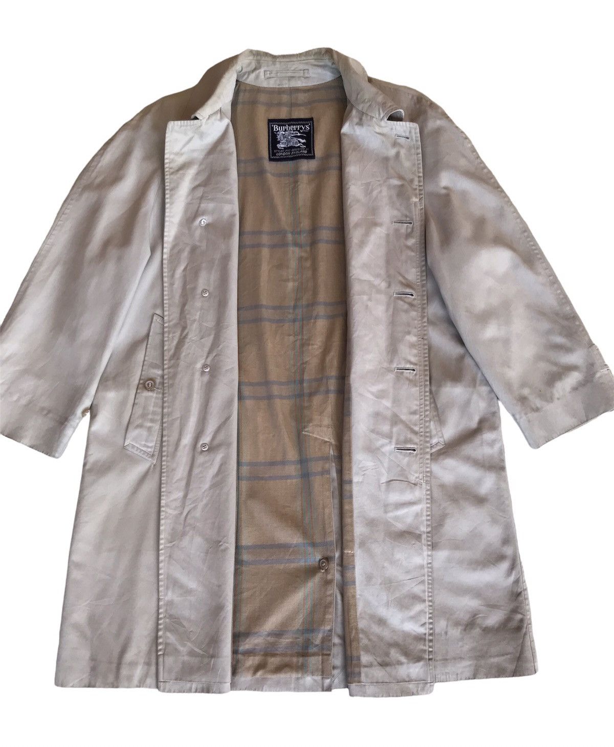 Burberry Vinatge 80s Burberry Prorsum Trench Coat Jacket Size US M / EU 48-50 / 2 - 1 Thumbnail