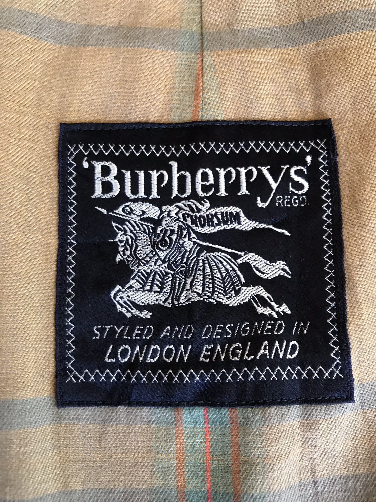 Burberry Vinatge 80s Burberry Prorsum Trench Coat Jacket Size US M / EU 48-50 / 2 - 4 Thumbnail