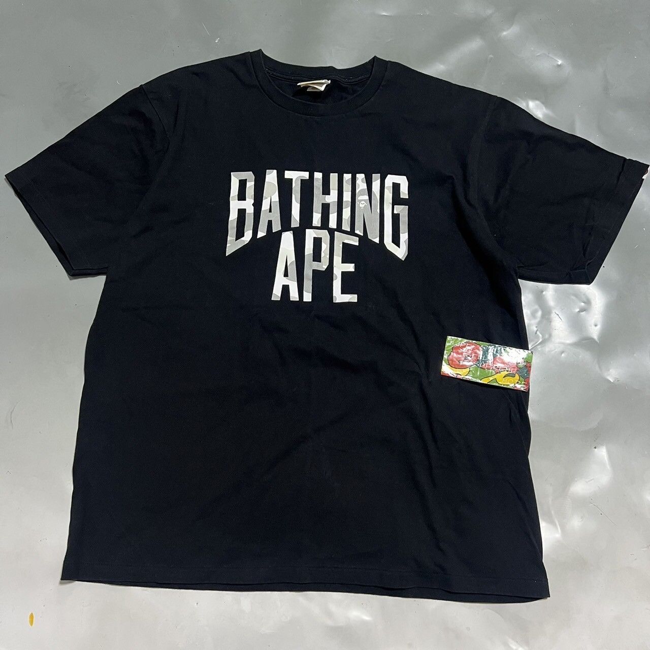 Bape BAPE T-shirt black/White camo Size US XXL / EU 58 / 5 - 1 Thumbnail