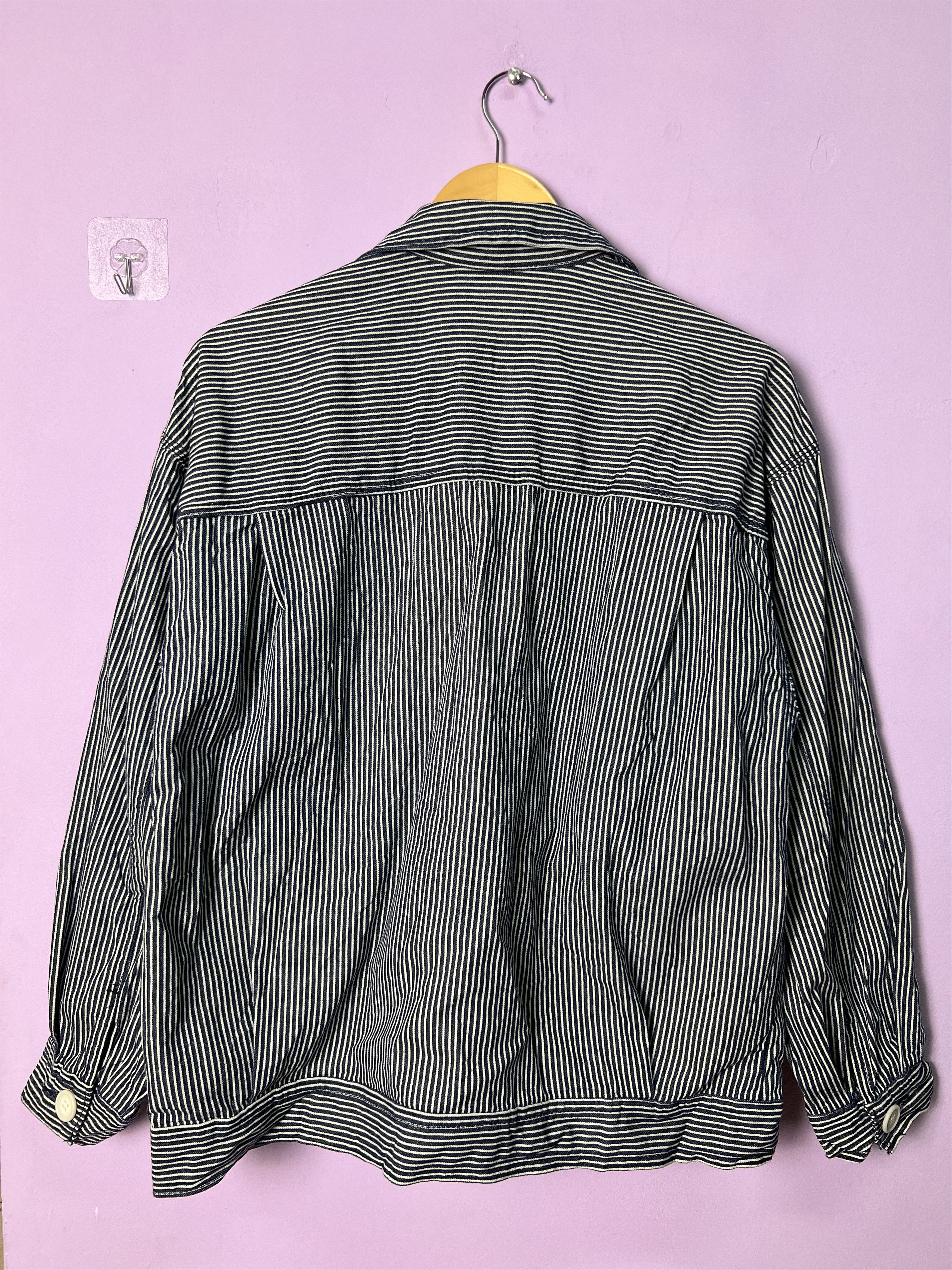 GU 🔥Gu Hickory Stripes Chore Jacket Size US S / EU 44-46 / 1 - 12 Thumbnail