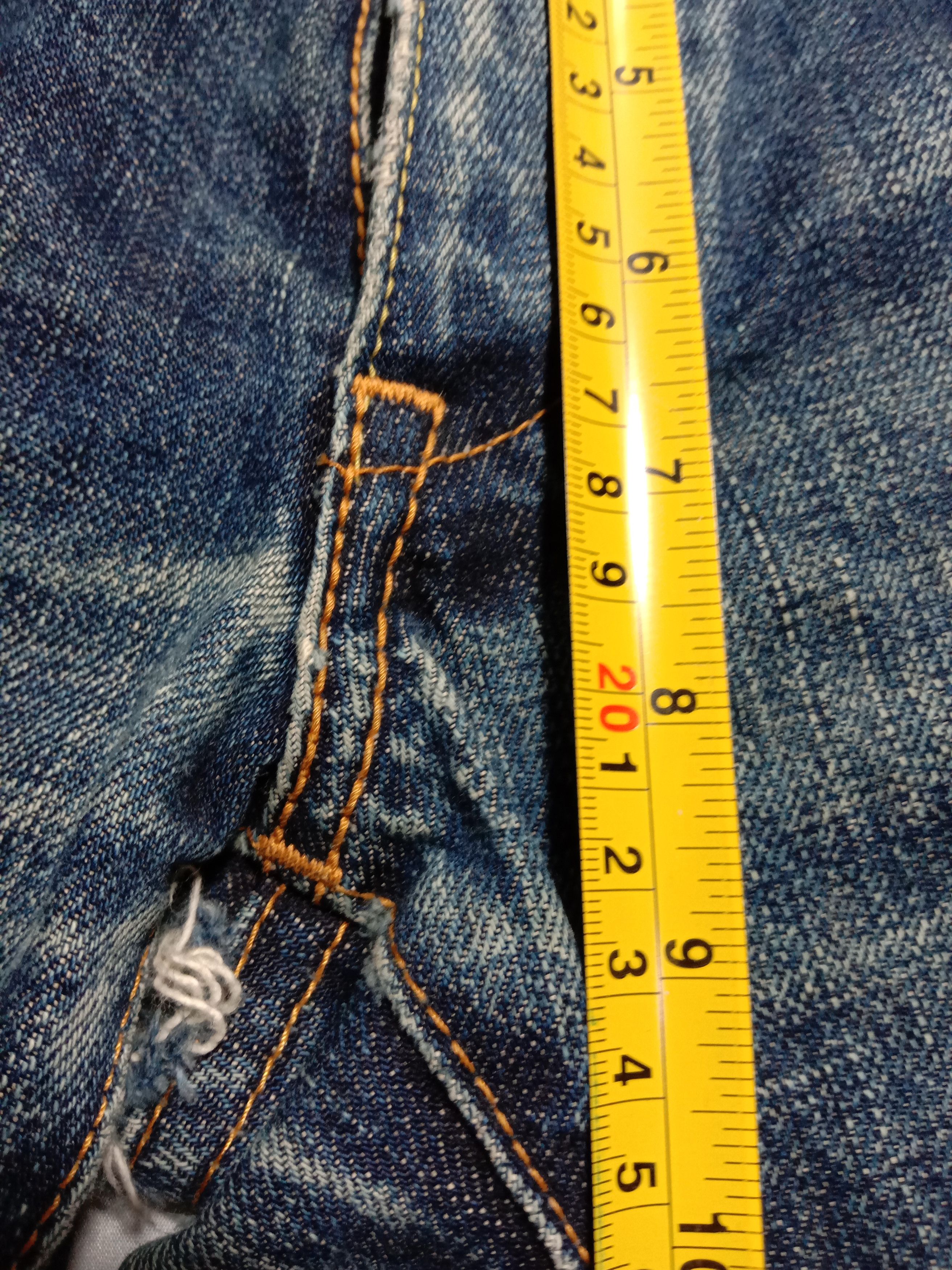 Japanese Brand Selvedge Jeans/Denim/Pants/Trousers Distressed Button Size 28" / US 6 / IT 42 - 8 Thumbnail