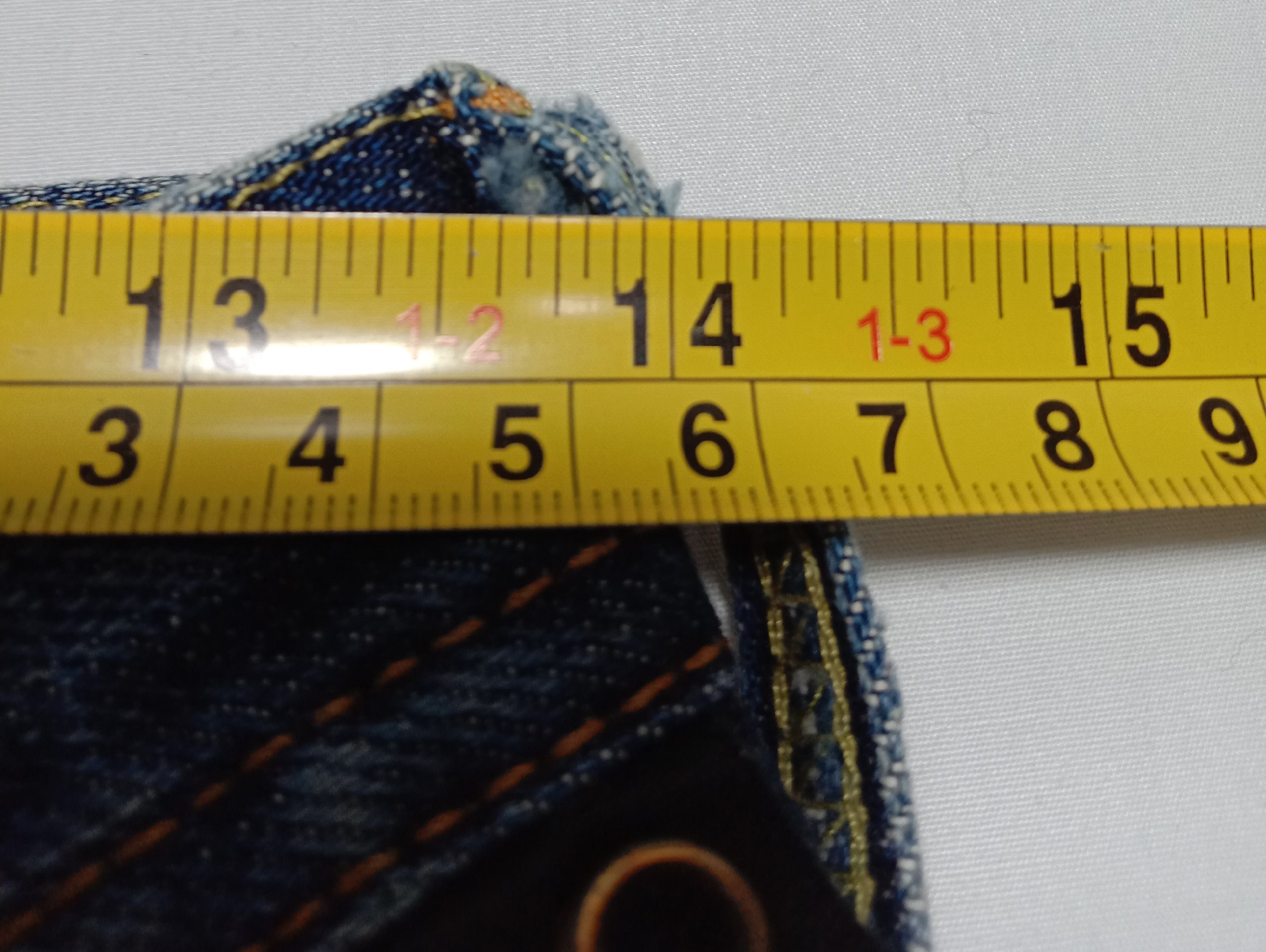 Japanese Brand Selvedge Jeans/Denim/Pants/Trousers Distressed Button Size 28" / US 6 / IT 42 - 6 Thumbnail
