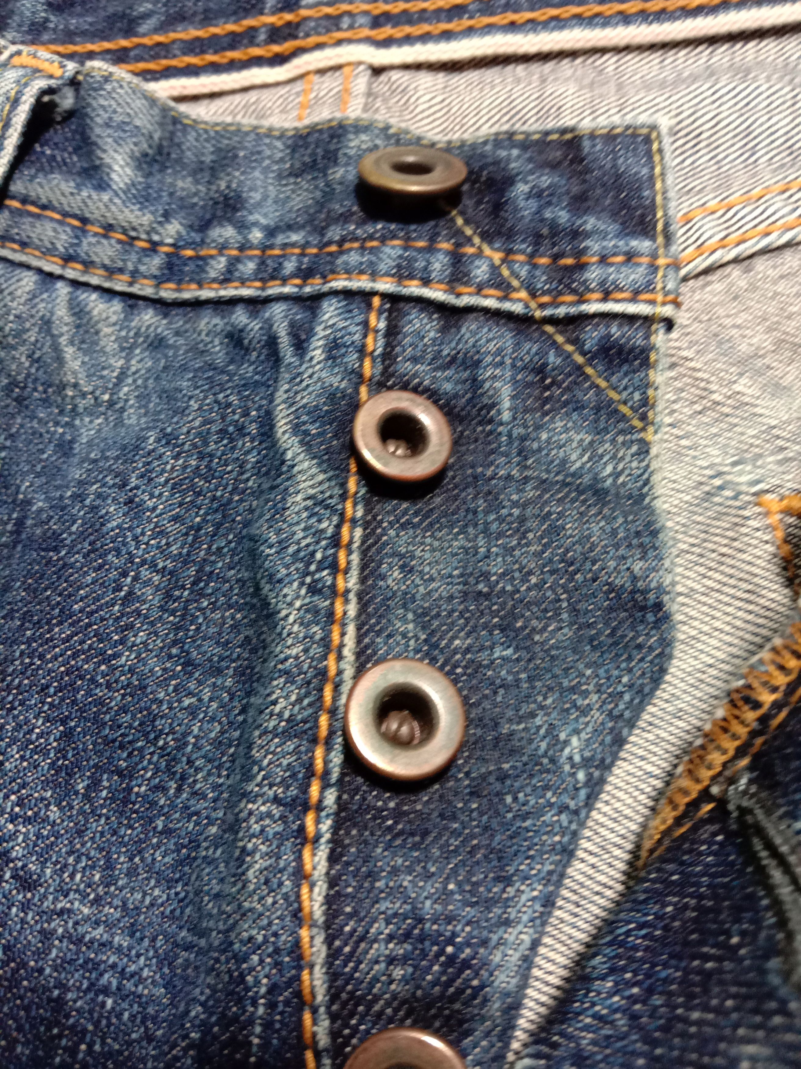 Japanese Brand Selvedge Jeans/Denim/Pants/Trousers Distressed Button Size 28" / US 6 / IT 42 - 5 Thumbnail