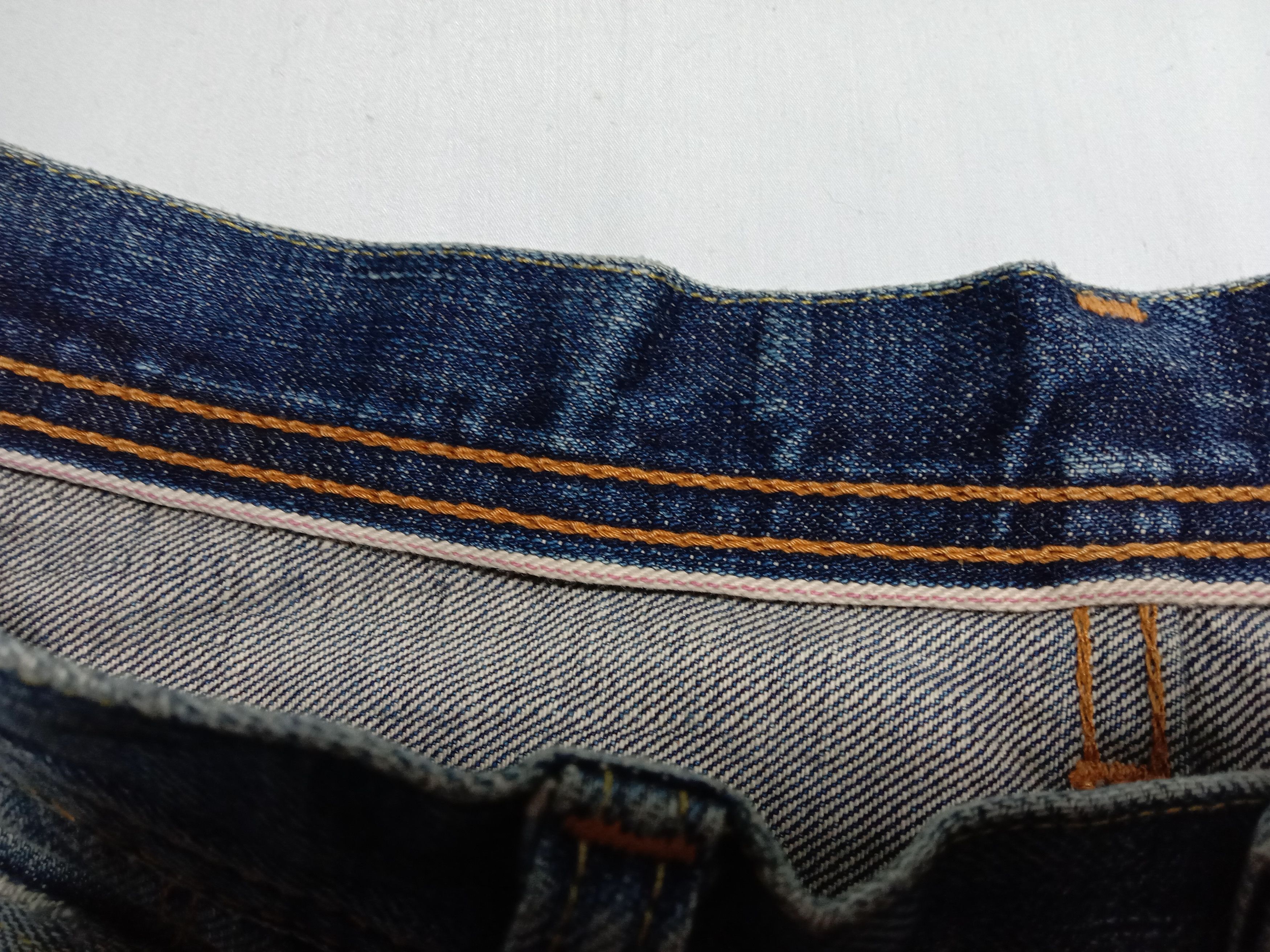 Japanese Brand Selvedge Jeans/Denim/Pants/Trousers Distressed Button Size 28" / US 6 / IT 42 - 4 Thumbnail