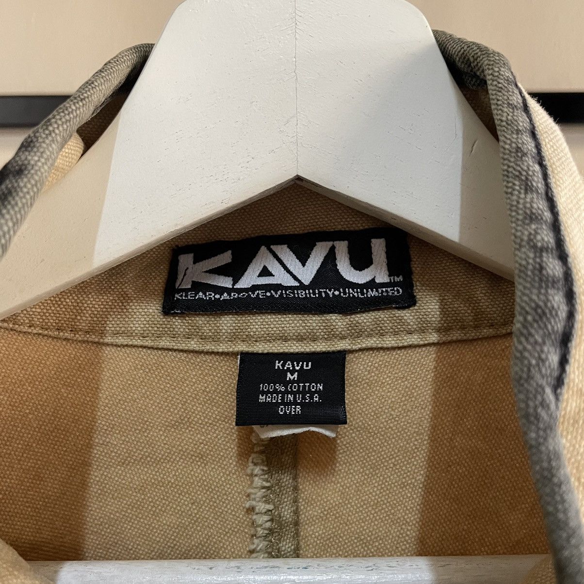 KAVU × Mountain Research × Vintage 💥 90s KAVU BEIGE VINTAGE SWEATER Size US M / EU 48-50 / 2 - 5 Thumbnail