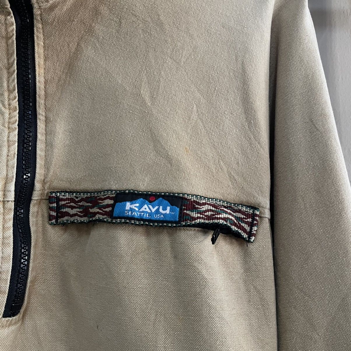 KAVU × Mountain Research × Vintage 💥 90s KAVU BEIGE VINTAGE SWEATER Size US M / EU 48-50 / 2 - 7 Thumbnail