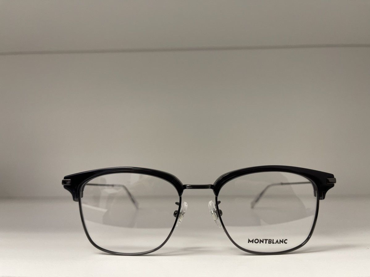 Montblanc × Vintage NEW Montblanc MB0141 Clubmaster Glasses Eyeglasses Size ONE SIZE - 1 Thumbnail