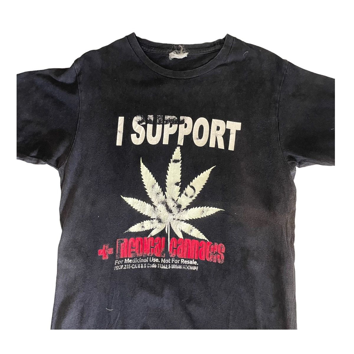 Vintage 💥 90s MEDICAL CANNABIS MARIJUANA TSHIRT Size US M / EU 48-50 / 2 - 4 Thumbnail