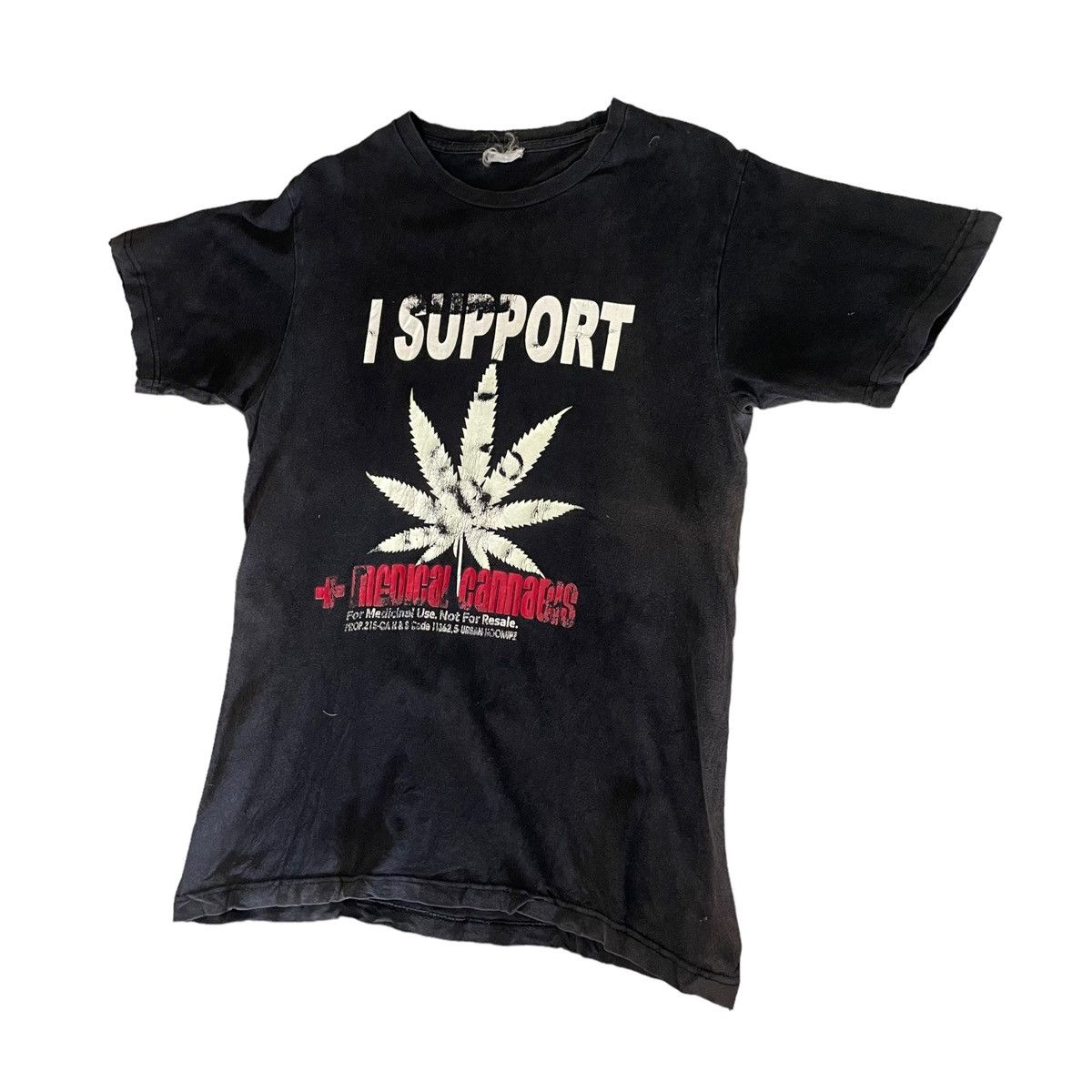 Vintage 💥 90s MEDICAL CANNABIS MARIJUANA TSHIRT Size US M / EU 48-50 / 2 - 3 Thumbnail