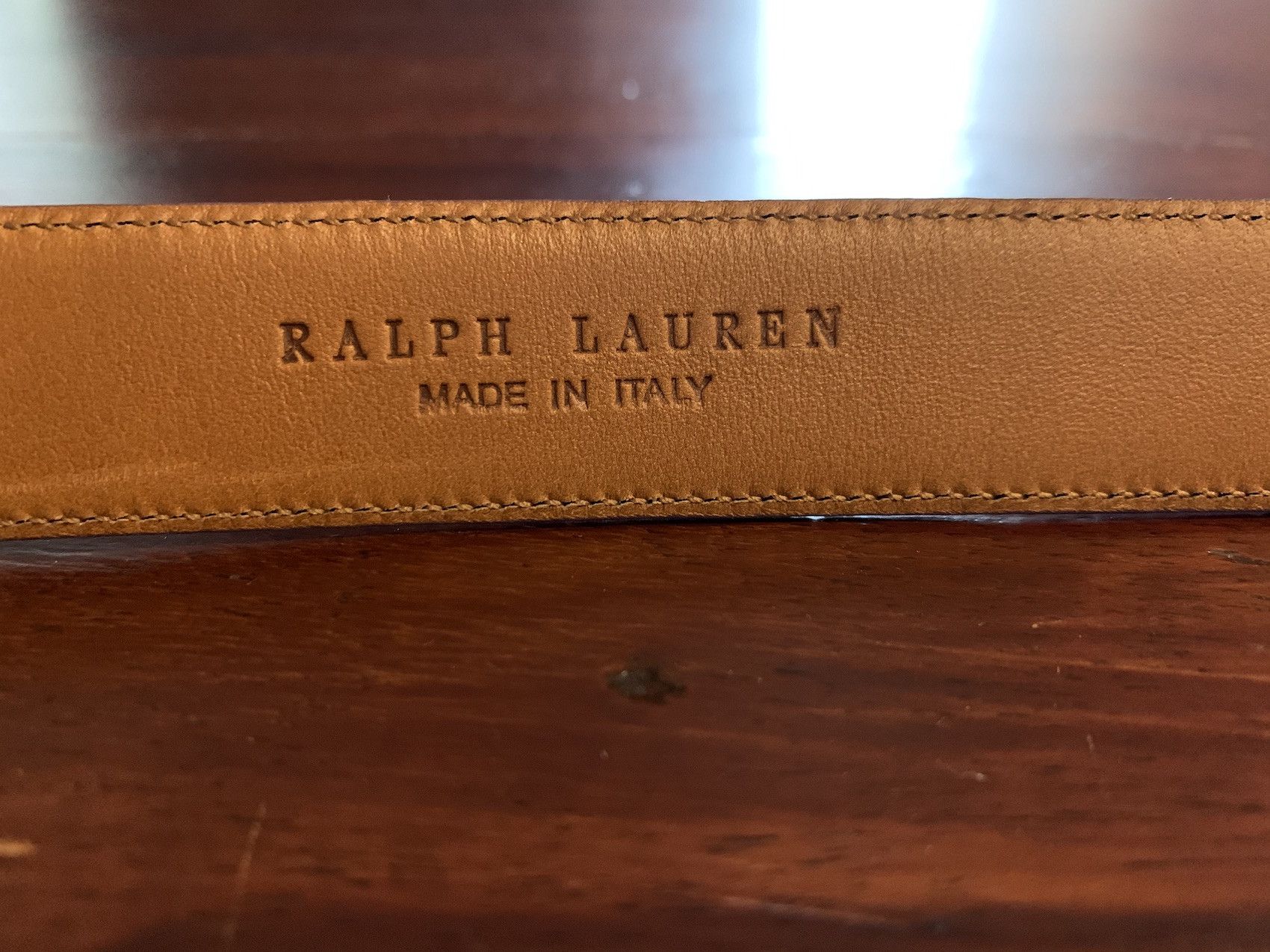 Ralph Lauren Belt in Genuine Alligator Leather Size 36 - 3 Thumbnail