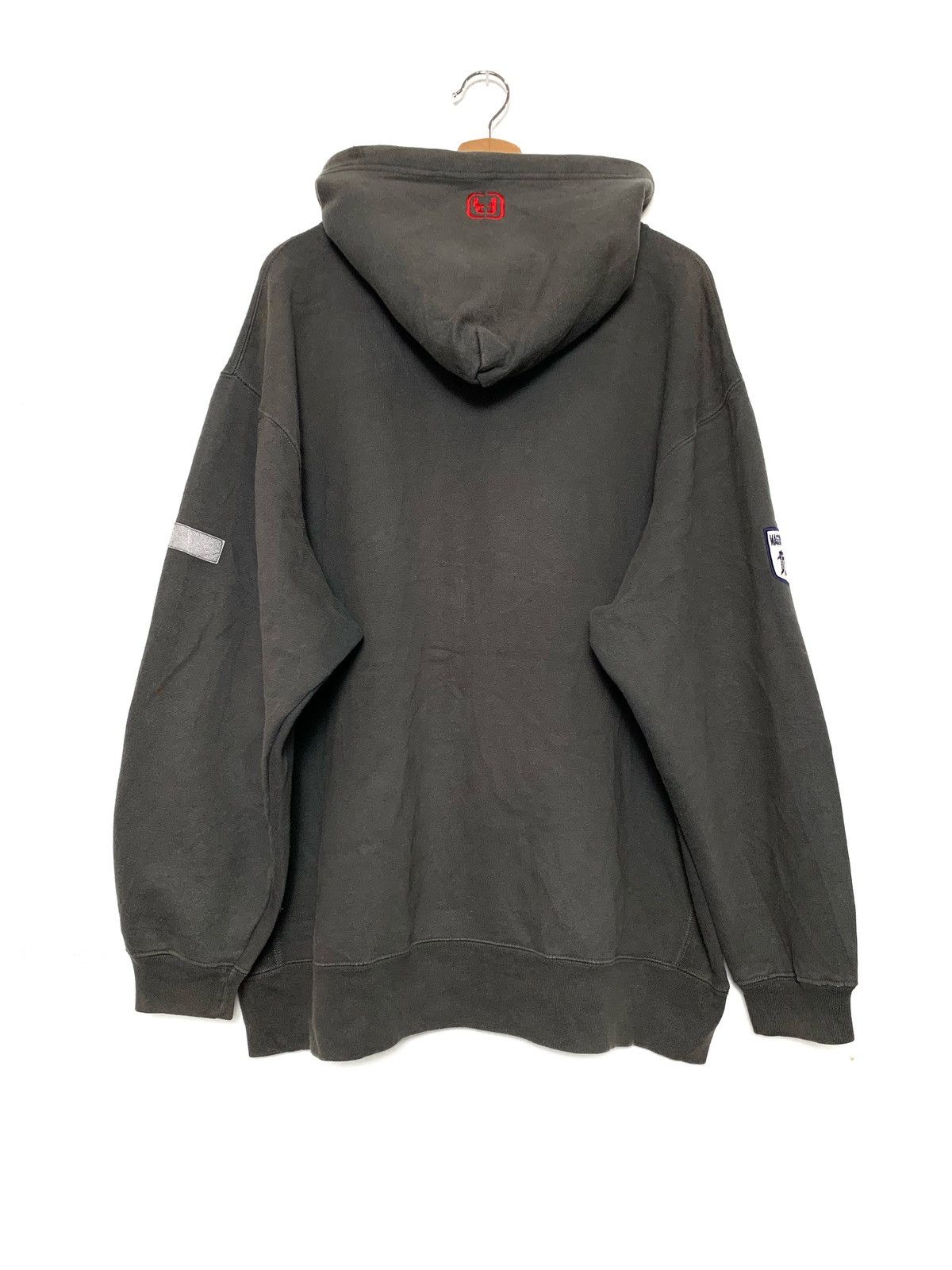 Japanese Brand Vintage Freaky Massive Embroidered Logo Zipper Hoodie Size US XL / EU 56 / 4 - 2 Thumbnail
