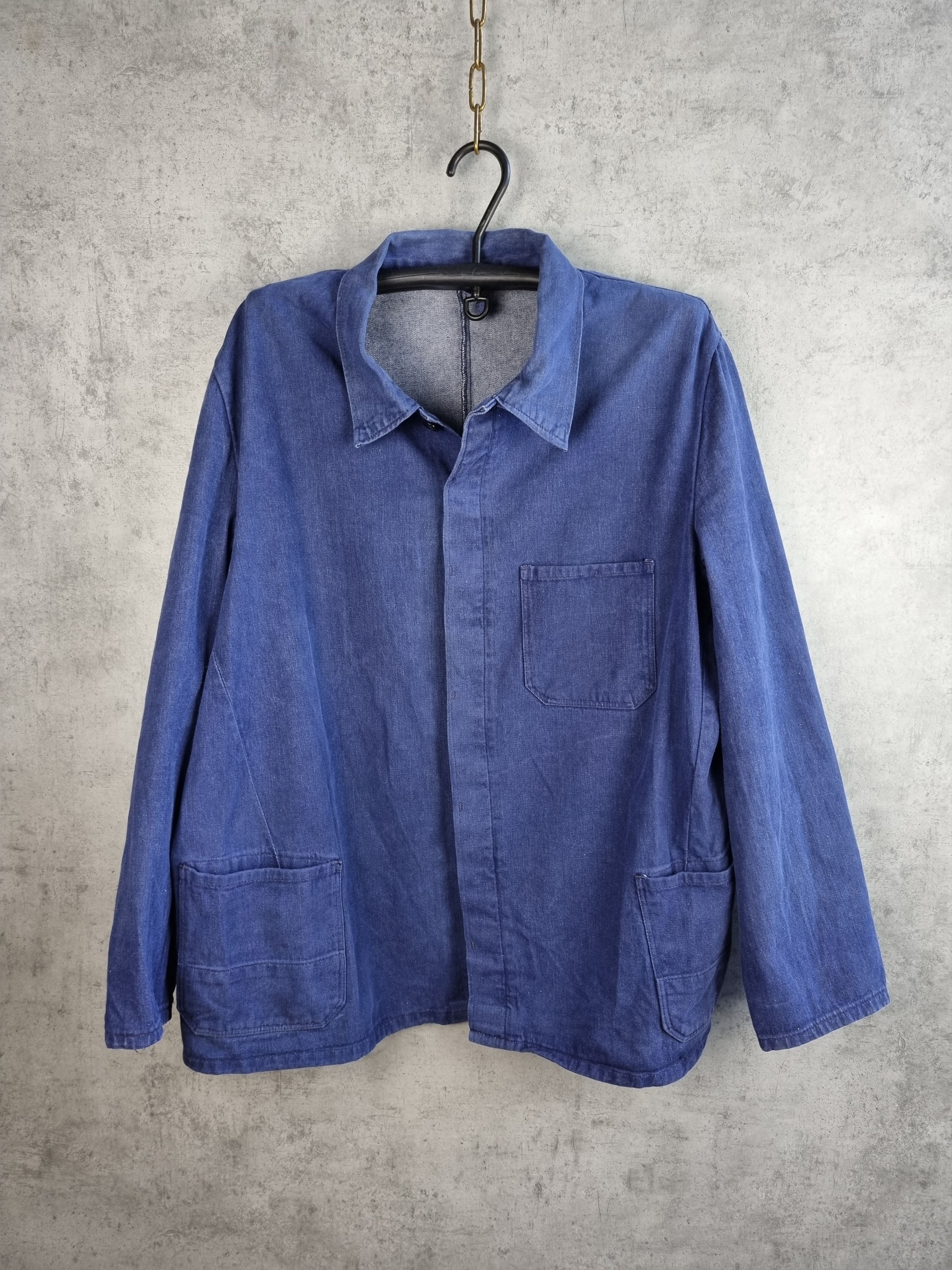Le Laboureur Rare Size 50s Worker Button up Chore Vintage Jacket Size US XL / EU 56 / 4 - 7 Thumbnail