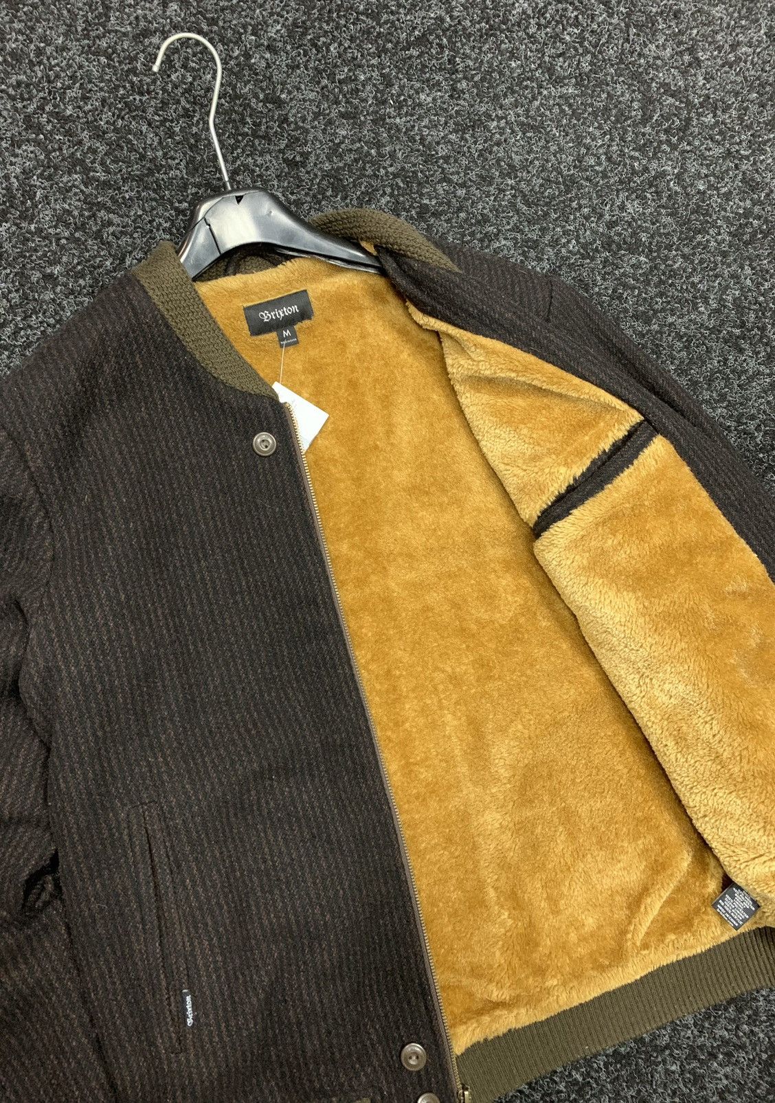 Brixton Brixton Wool Bomber Jacket Fur Insulated Size US M / EU 48-50 / 2 - 1 Thumbnail