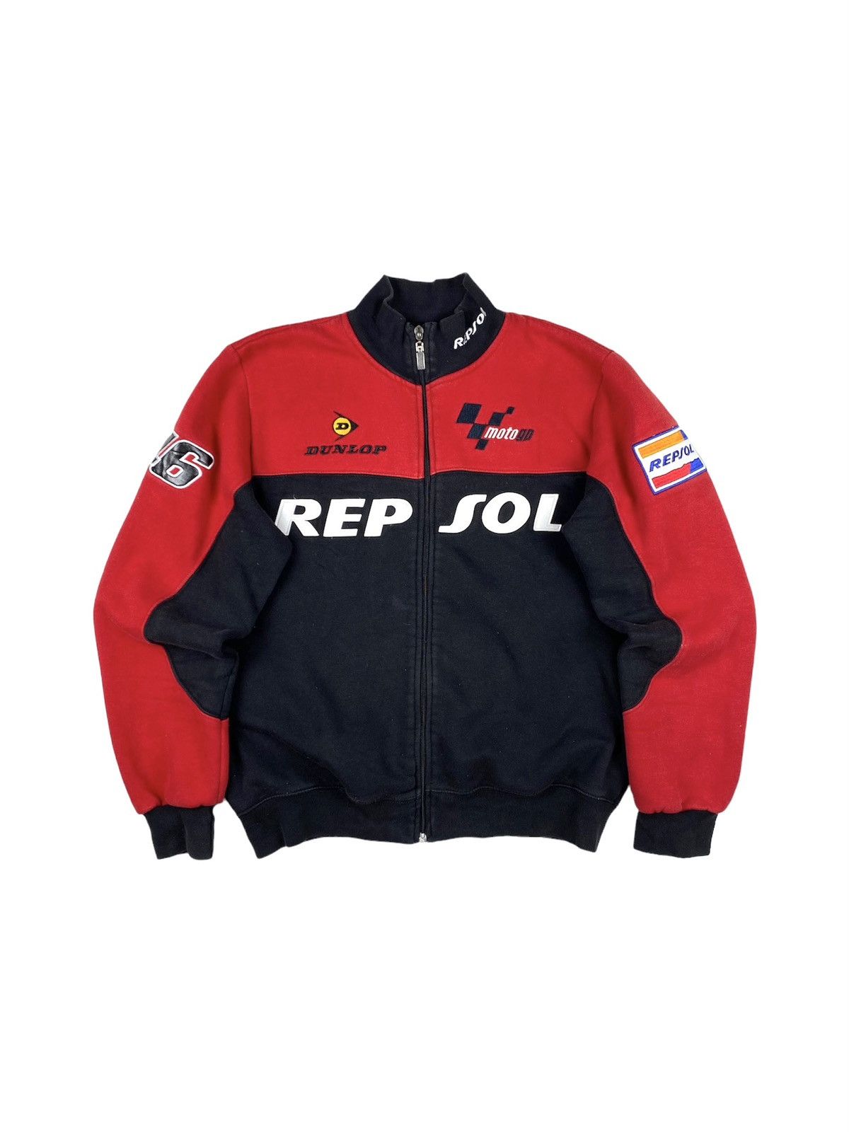 Japanese Brand Rare 90’s Vintage Repsol Cotton Jacket Sweatshirt Size US M / EU 48-50 / 2 - 1 Thumbnail