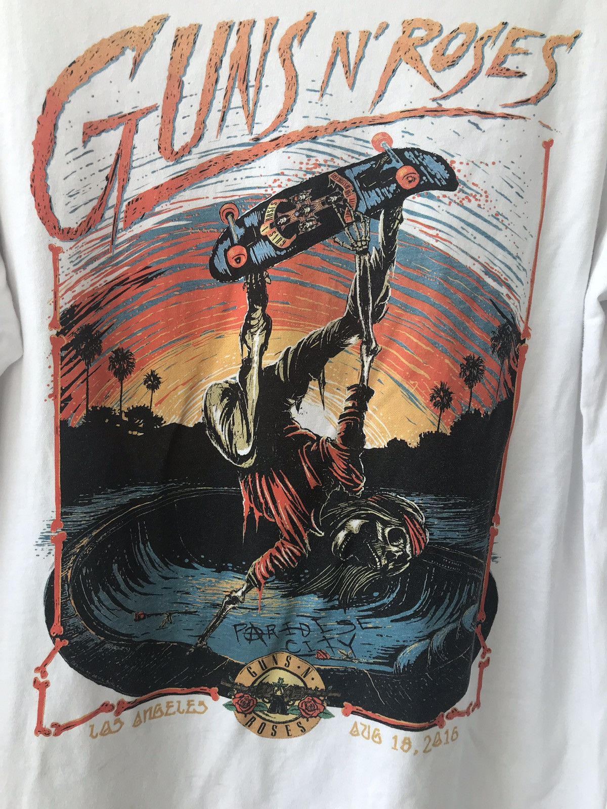 Band Tees × Guns N' Roses Guns N Roses Band Tees Skate Art Pushead Rare Screen Size US M / EU 48-50 / 2 - 2 Thumbnail