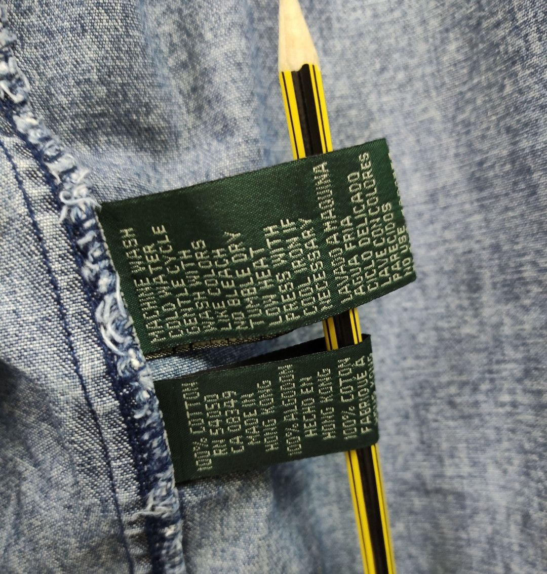 Lauren Ralph Lauren × Polo Ralph Lauren × Vintage vintage Ralph Lauren Double Breasted Denim Peacoat Size US S / EU 44-46 / 1 - 15 Thumbnail