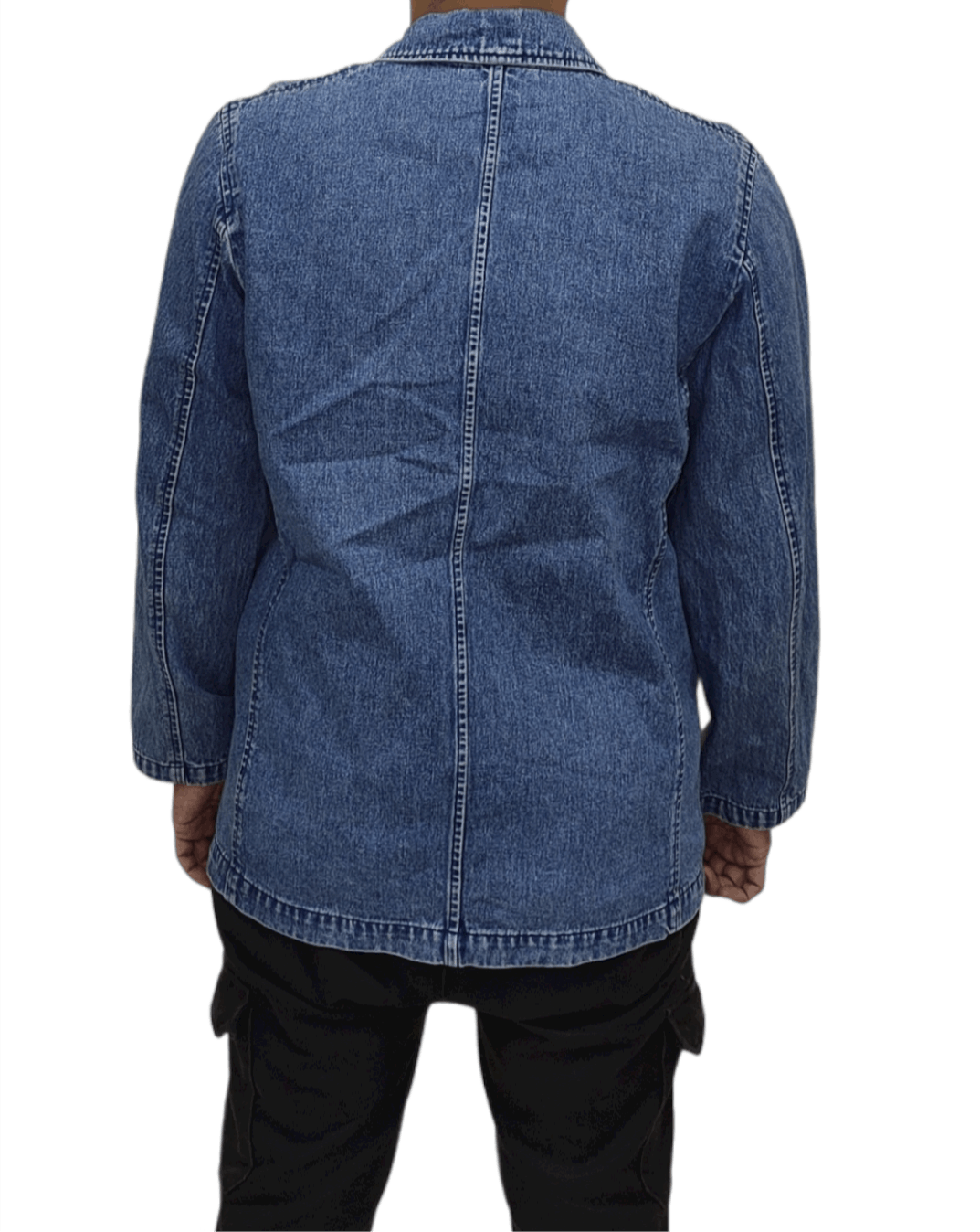 Lauren Ralph Lauren × Polo Ralph Lauren × Vintage vintage Ralph Lauren Double Breasted Denim Peacoat Size US S / EU 44-46 / 1 - 6 Thumbnail