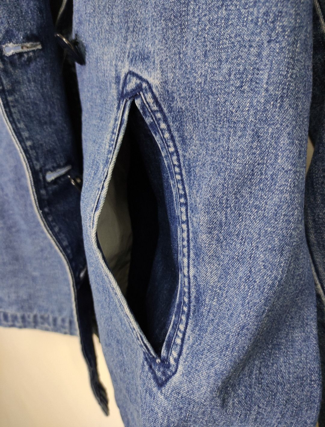 Lauren Ralph Lauren × Polo Ralph Lauren × Vintage vintage Ralph Lauren Double Breasted Denim Peacoat Size US S / EU 44-46 / 1 - 13 Thumbnail