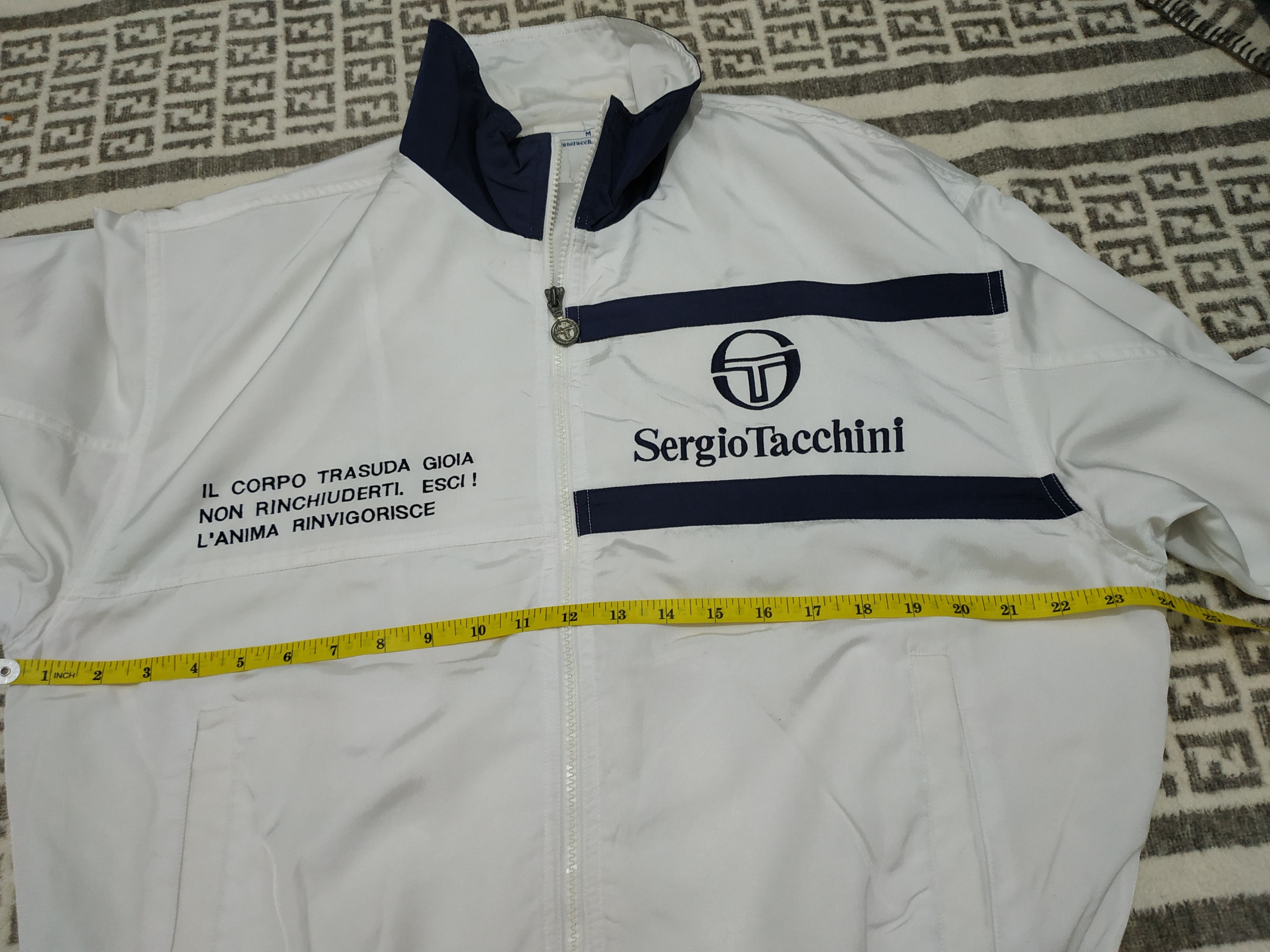 Sergio Tacchini Vintage SERGIO TACCHINI Track top Outdoor Windbreaker Size US M / EU 48-50 / 2 - 10 Thumbnail