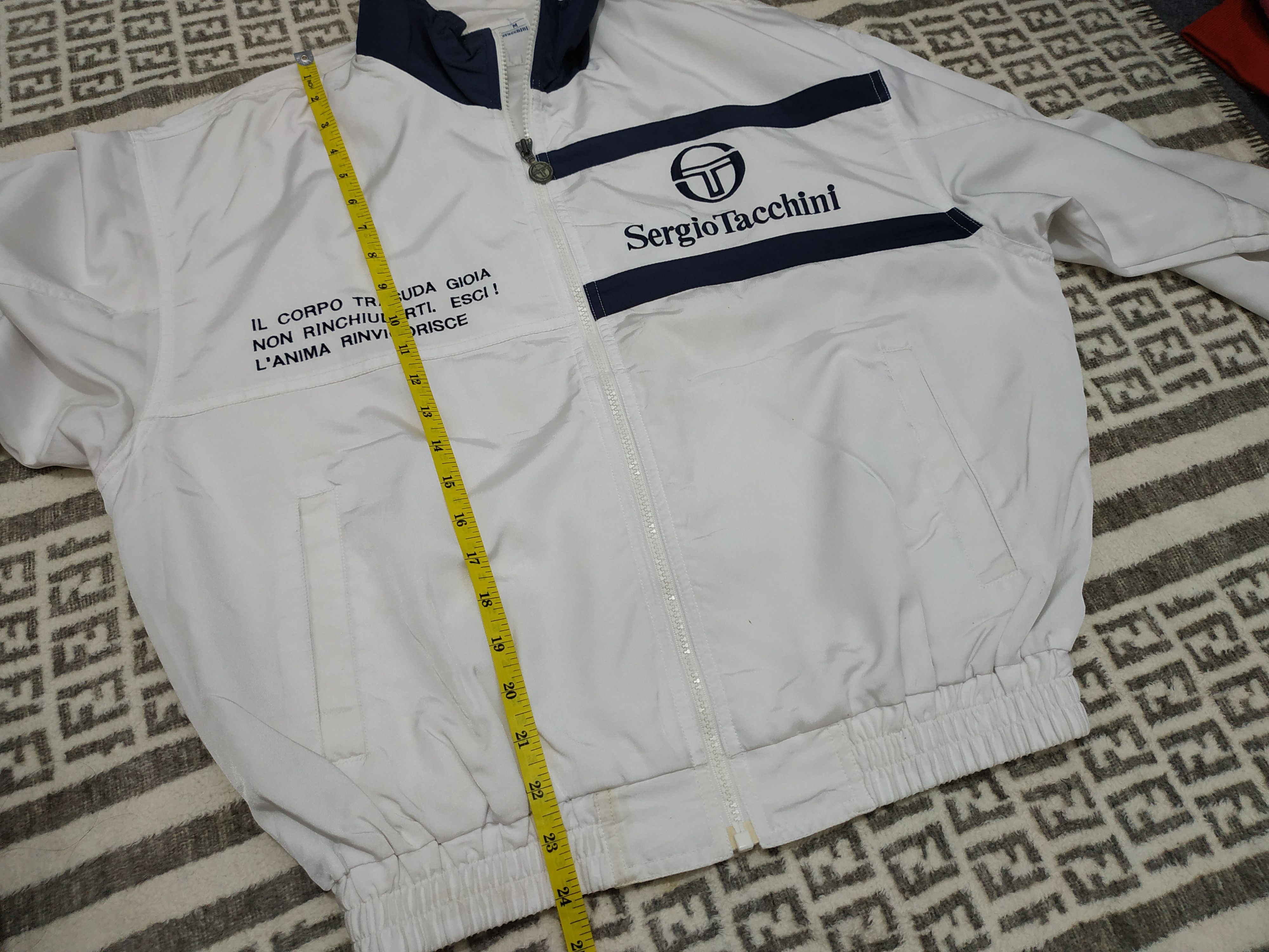 Sergio Tacchini Vintage SERGIO TACCHINI Track top Outdoor Windbreaker Size US M / EU 48-50 / 2 - 9 Thumbnail