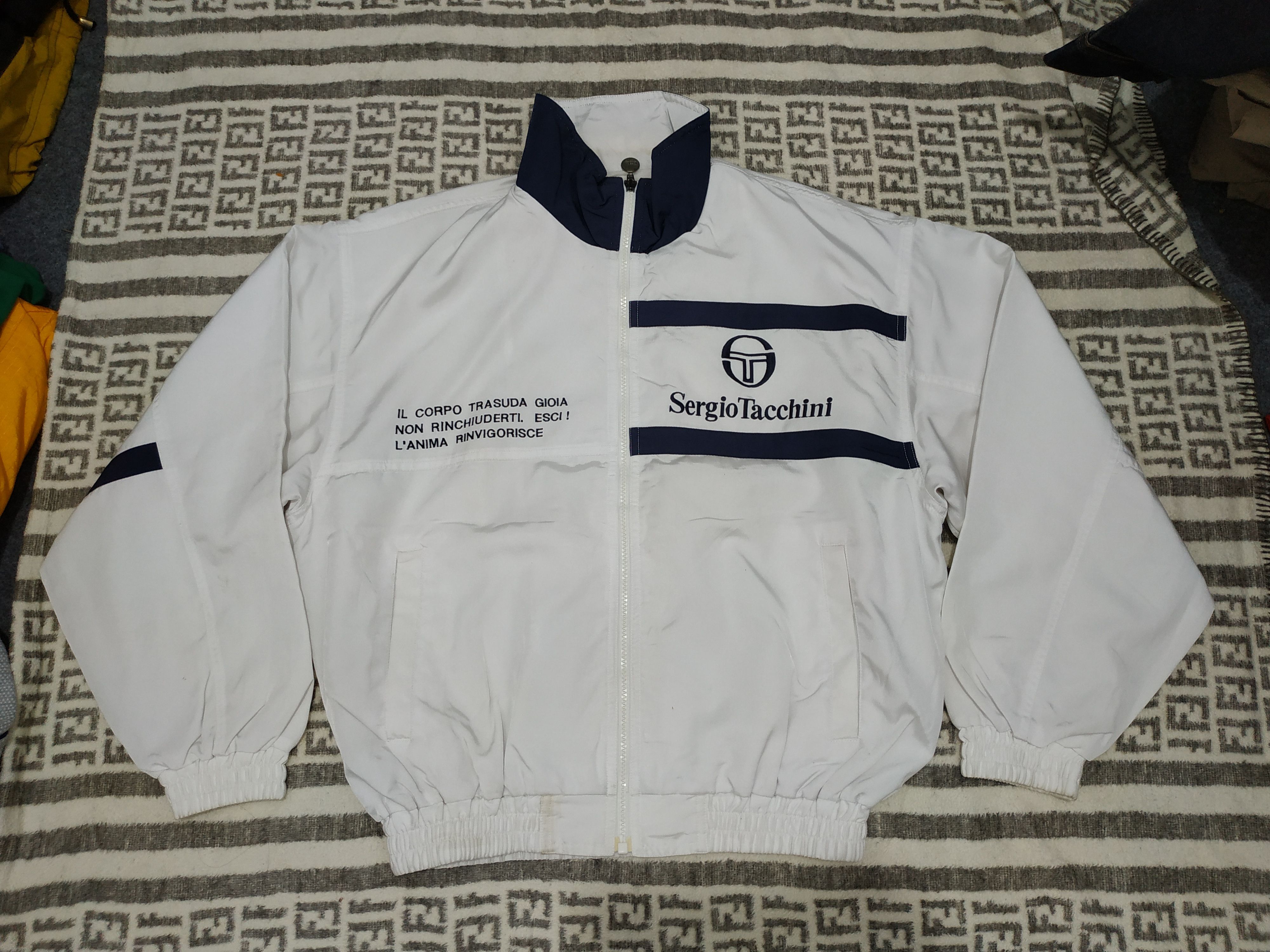 Sergio Tacchini Vintage SERGIO TACCHINI Track top Outdoor Windbreaker Size US M / EU 48-50 / 2 - 6 Thumbnail