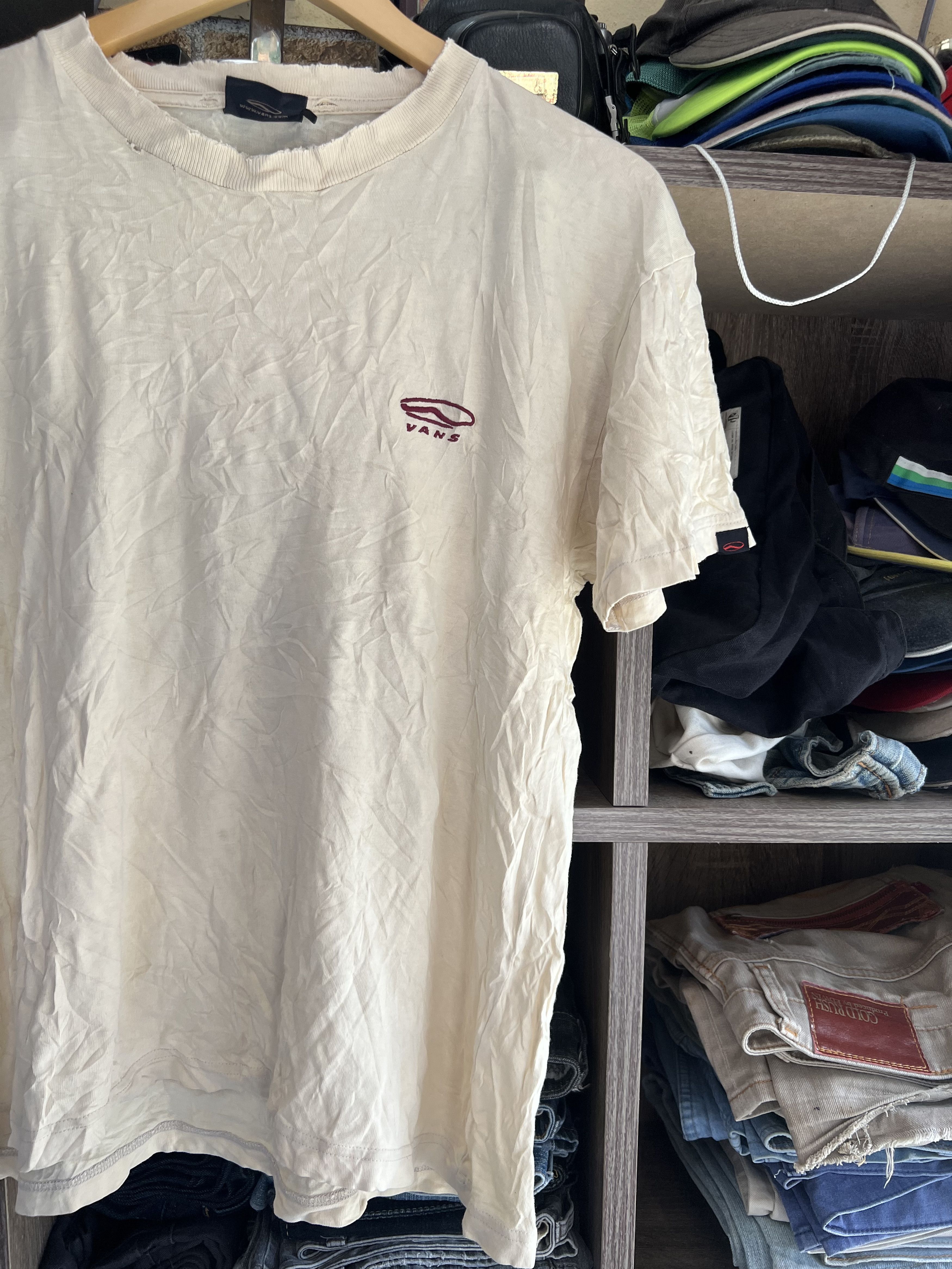 Vans 🔥Distressed Vintage Vans Logo Tees Size US M / EU 48-50 / 2 - 4 Thumbnail