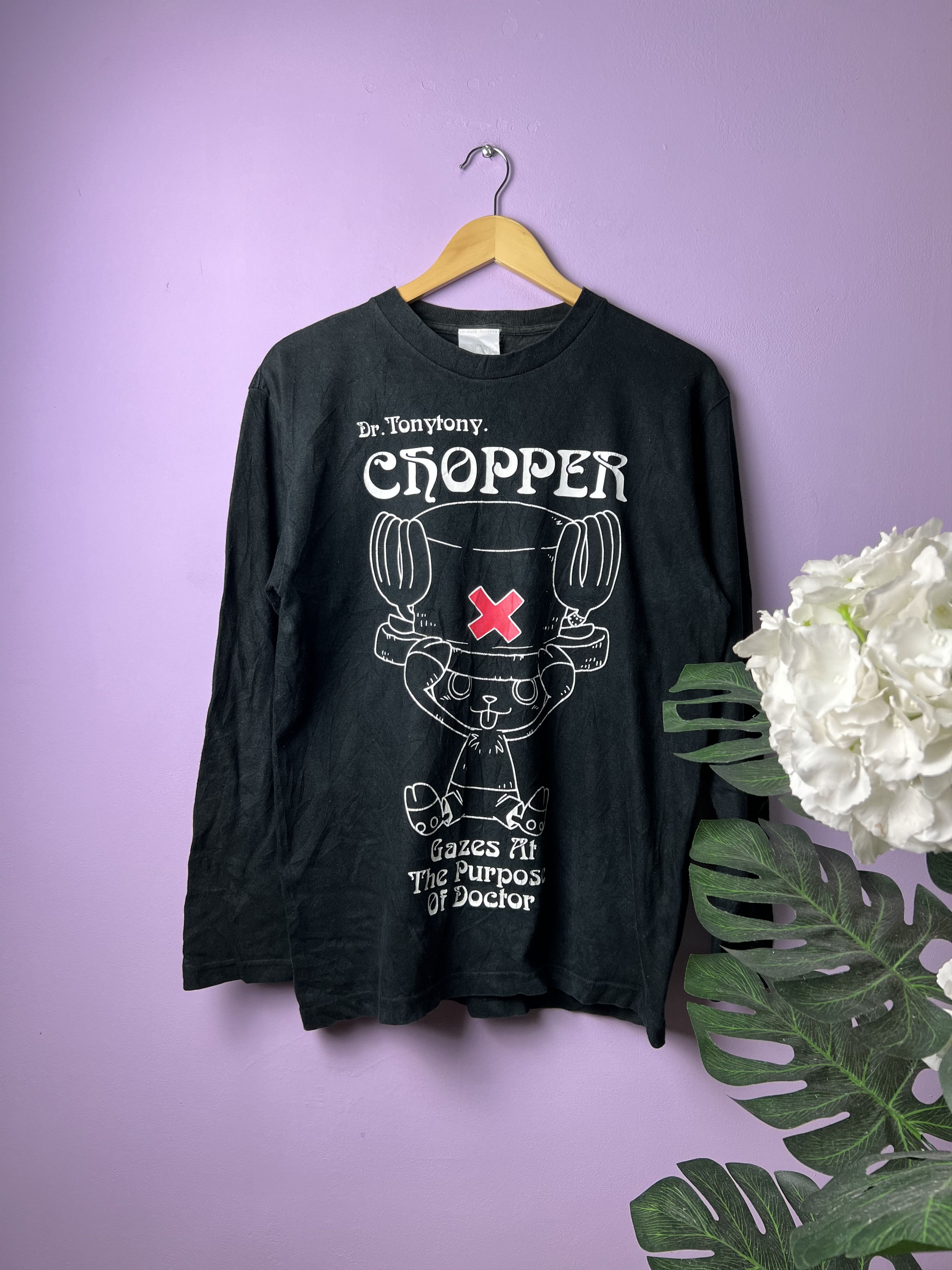One Piece 🔥Black One Piece Long Sleeve Tees Size US M / EU 48-50 / 2 - 1 Thumbnail