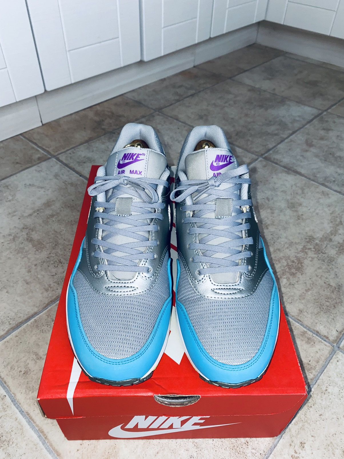Nike Air Max 1 FB Atmos Concepts Tn Clot Size US 10.5 / EU 43-44 - 4 Thumbnail