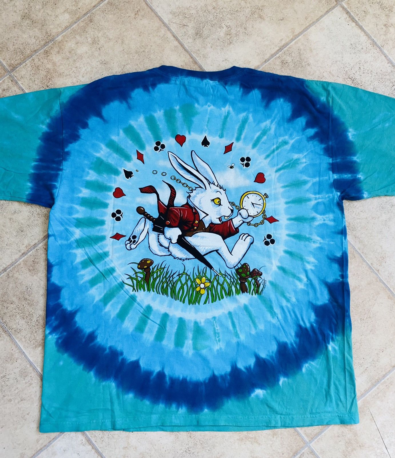 Disney × Liquid Blue × Vintage Alice in Wonderland Liquid Blue USA TieDye Travis Skott Size US XL / EU 56 / 4 - 3 Thumbnail