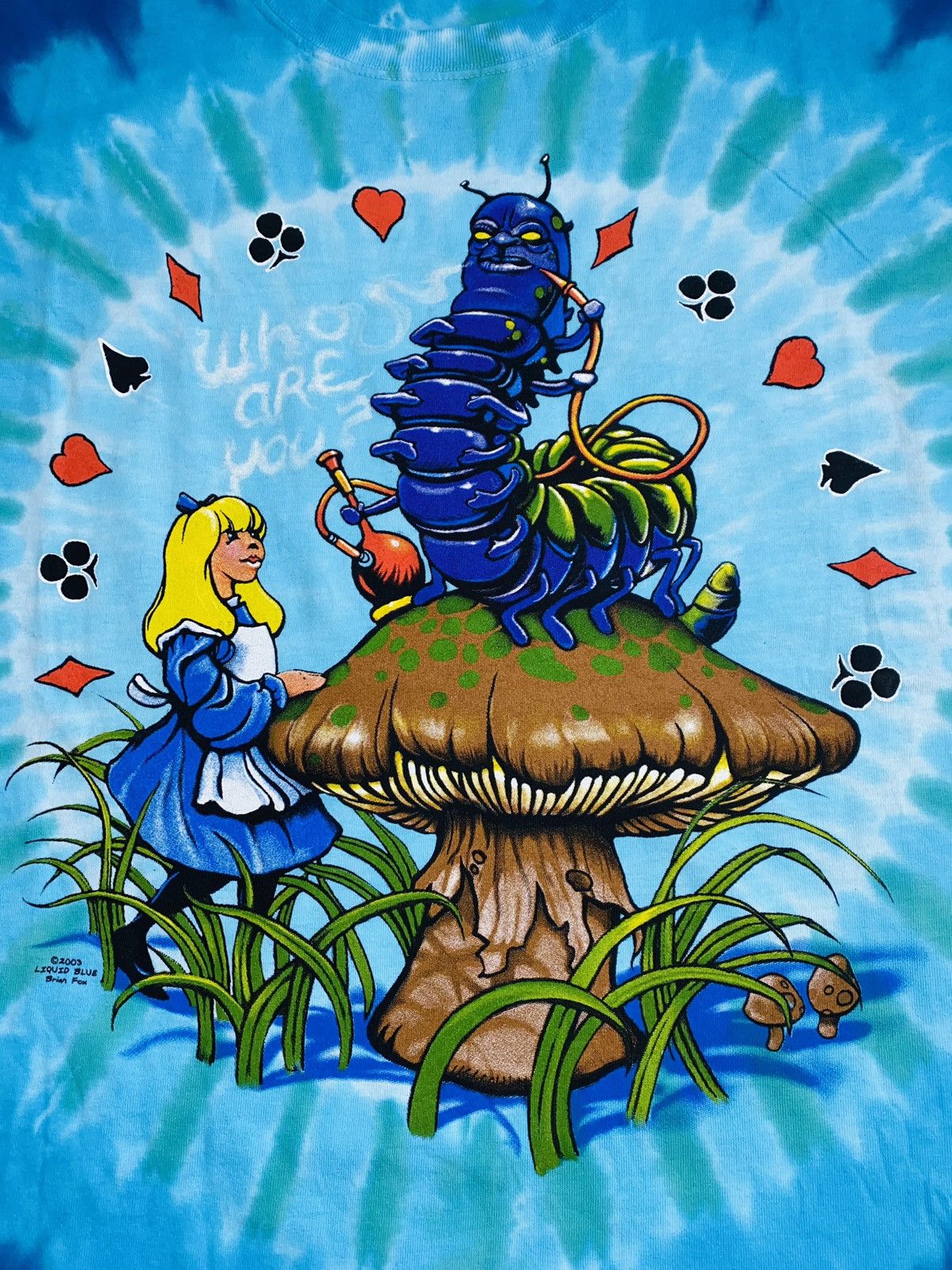 Disney × Liquid Blue × Vintage Alice in Wonderland Liquid Blue USA TieDye Travis Skott Size US XL / EU 56 / 4 - 4 Thumbnail