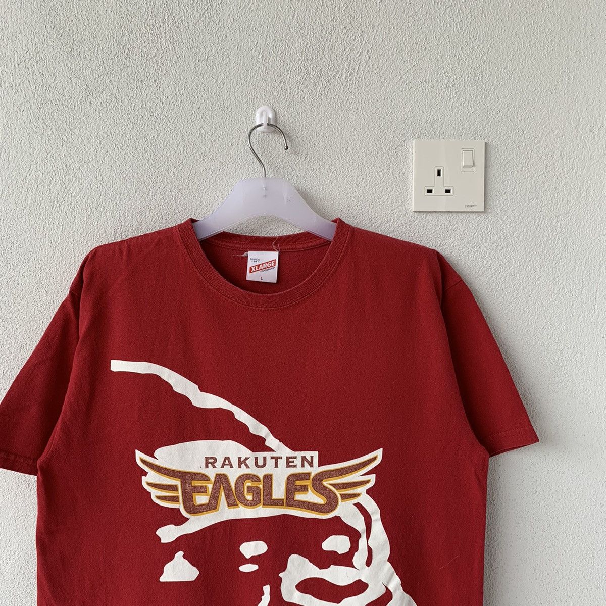 Japanese Brand × Xlarge RAKUTEN EAGLES X XLARGE t shirt spell out big logo Size US L / EU 52-54 / 3 - 2 Thumbnail