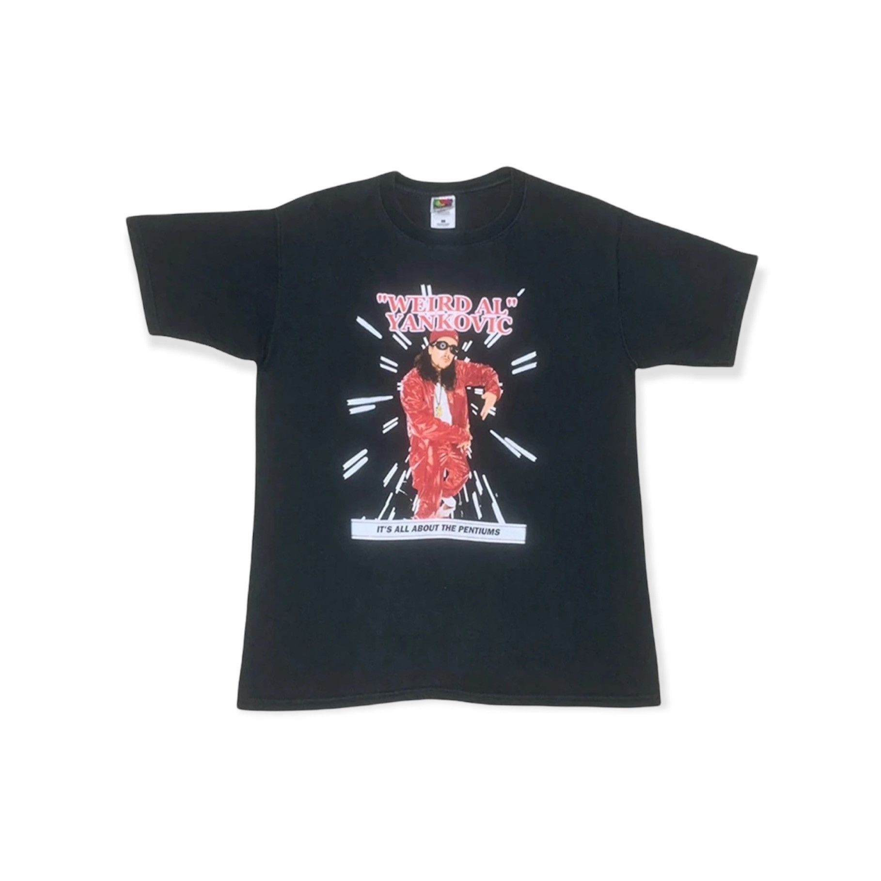image of Band Tees x Fruit Of The Loom Vintage Weird Al Yankovic Tees in Black, Men's (Size Large)
