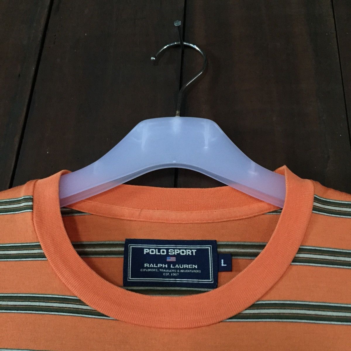Polo Ralph Lauren POLO SPORT t shirt horizontal stripes.. polo ralph lauren Size US L / EU 52-54 / 3 - 5 Thumbnail