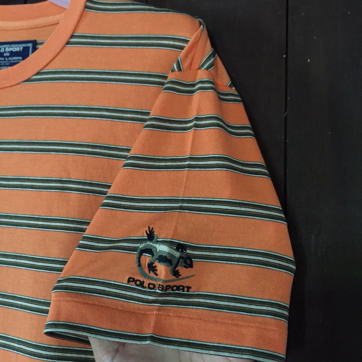 Polo Ralph Lauren POLO SPORT t shirt horizontal stripes.. polo ralph lauren Size US L / EU 52-54 / 3 - 4 Thumbnail