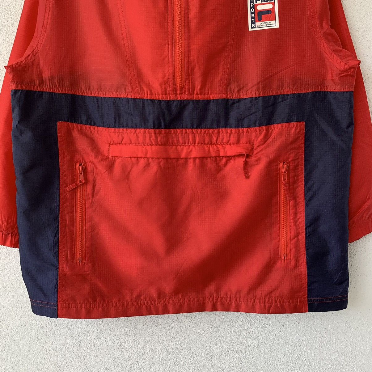 Fila × Vintage FILA windbreker jacket small logo.. rain jacket. easy carry Size US S / EU 44-46 / 1 - 3 Thumbnail