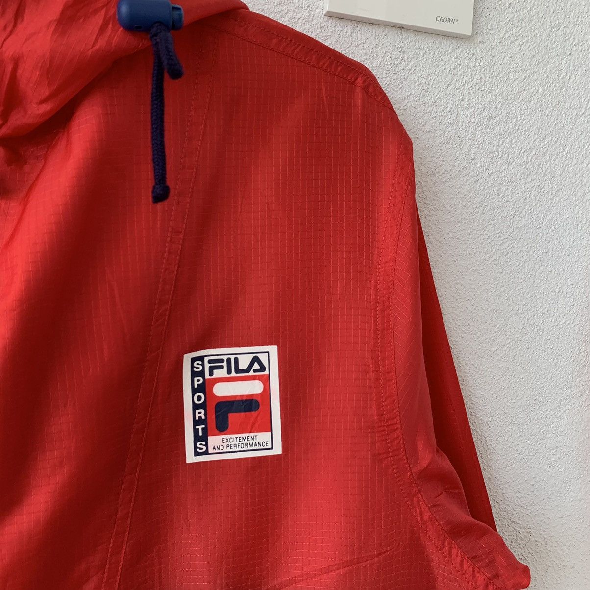 Fila × Vintage FILA windbreker jacket small logo.. rain jacket. easy carry Size US S / EU 44-46 / 1 - 8 Thumbnail
