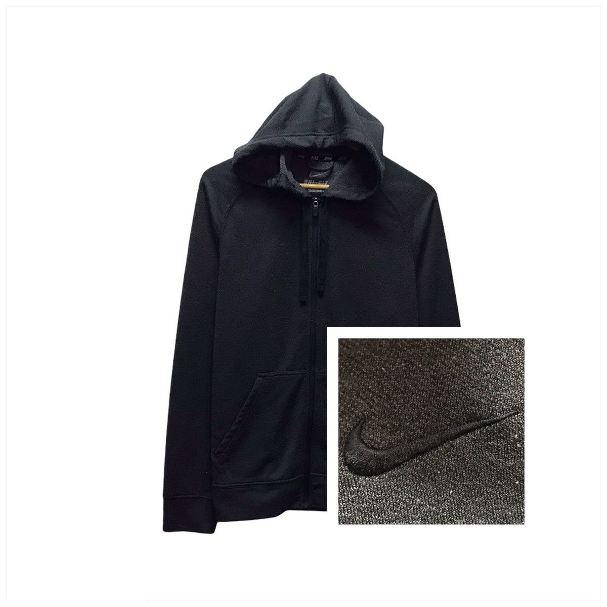 Nike × Vintage Vintage Nike Sweatshirt Nike Hoodie Nike Zipper Up Nike Size US M / EU 48-50 / 2 - 1 Thumbnail