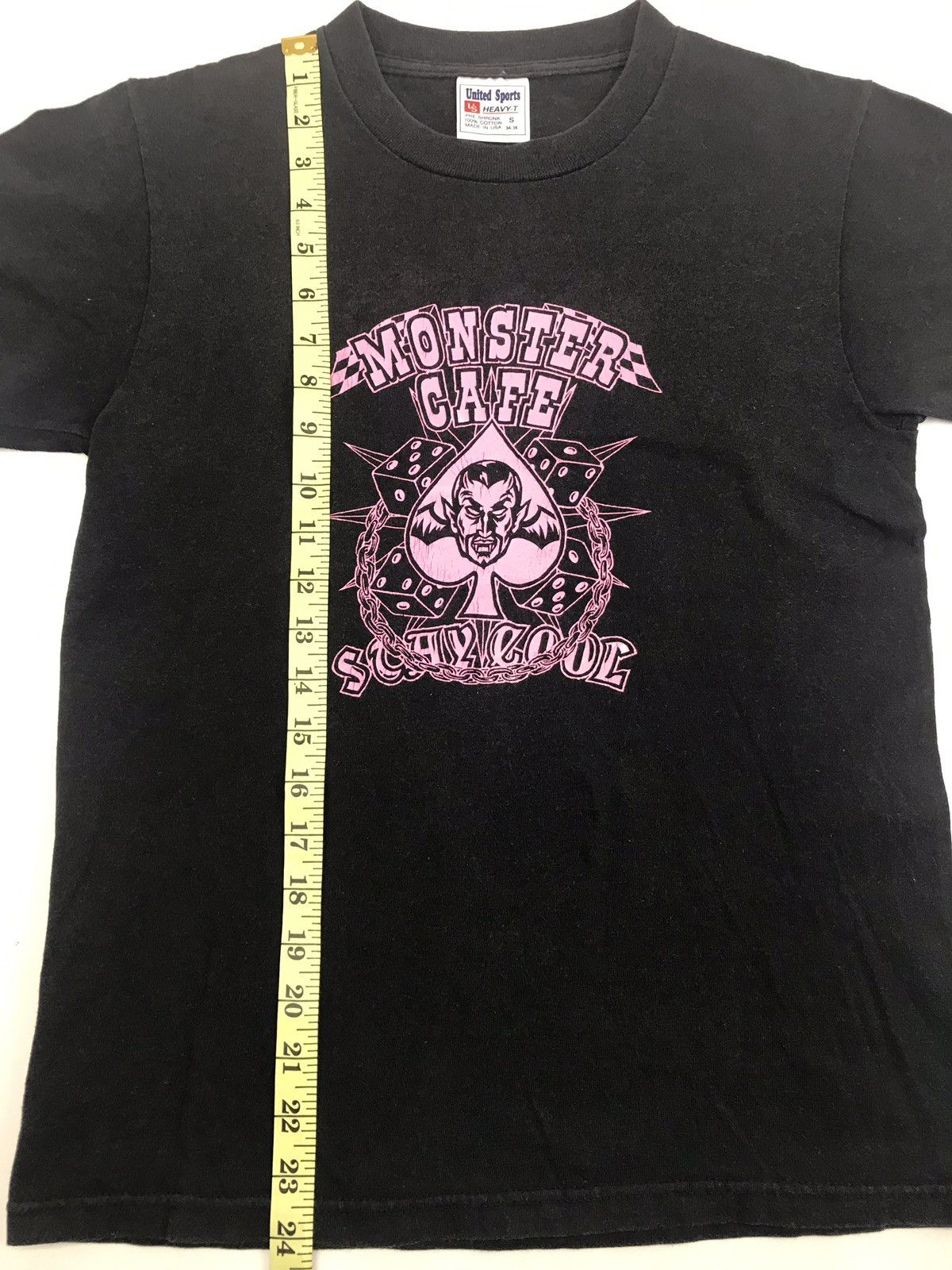 Japanese Brand Vintage 90s Monster Cafe Promo Tee Stay Cool Size S / US 4 / IT 40 - 6 Thumbnail