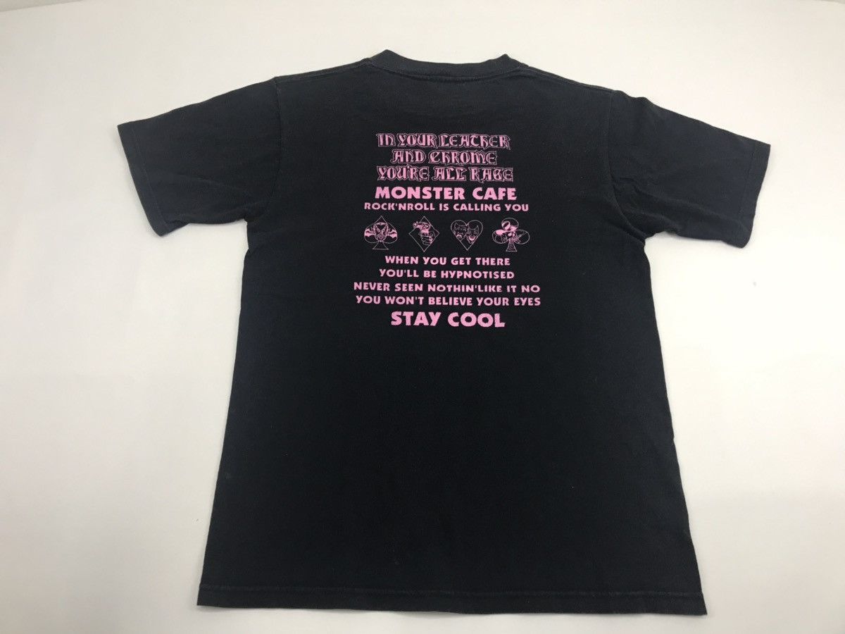 Japanese Brand Vintage 90s Monster Cafe Promo Tee Stay Cool Size S / US 4 / IT 40 - 7 Thumbnail