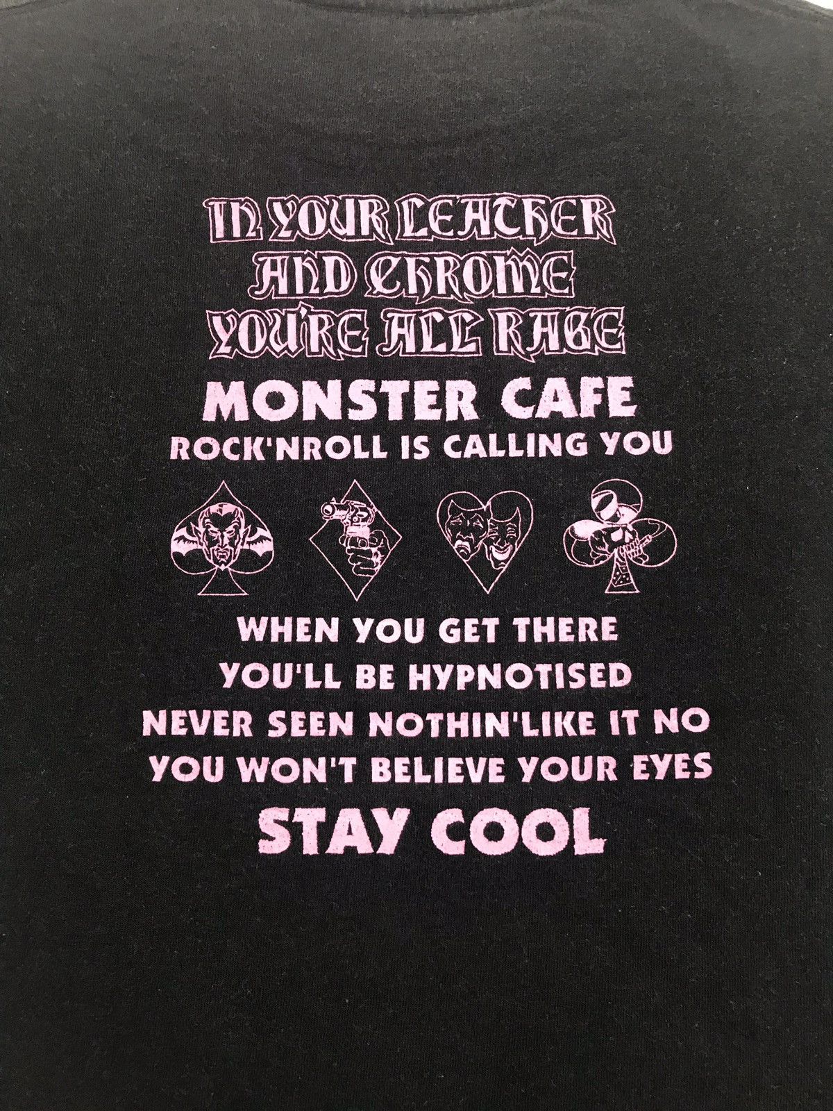 Japanese Brand Vintage 90s Monster Cafe Promo Tee Stay Cool Size S / US 4 / IT 40 - 8 Thumbnail