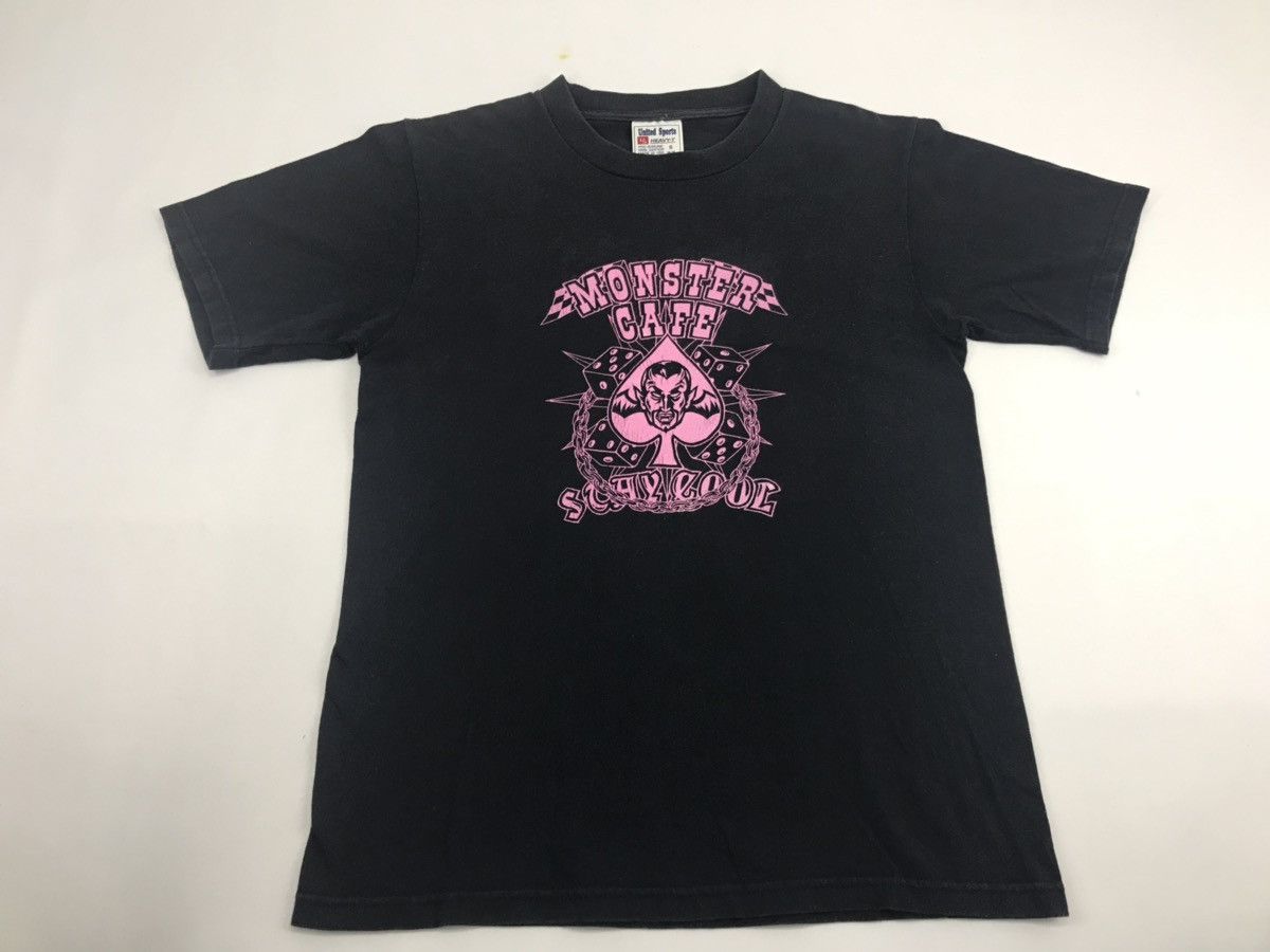 Japanese Brand Vintage 90s Monster Cafe Promo Tee Stay Cool Size S / US 4 / IT 40 - 1 Thumbnail