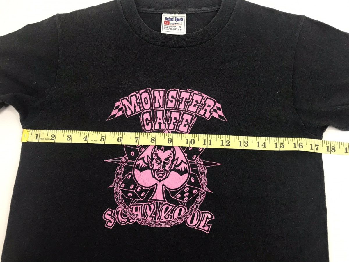 Japanese Brand Vintage 90s Monster Cafe Promo Tee Stay Cool Size S / US 4 / IT 40 - 5 Thumbnail