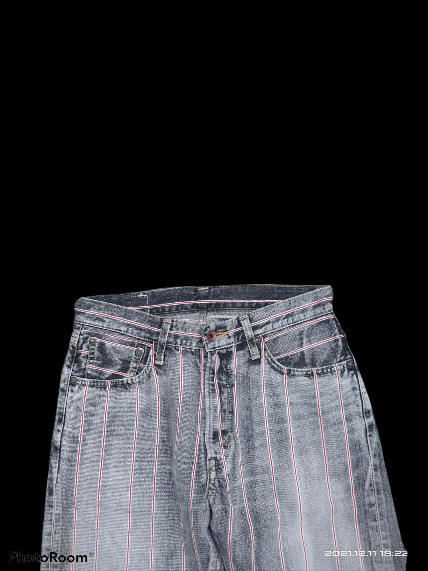Japanese Brand HOT ITEM🔥DiSTRESSED FLARE EDWIN FULL SELVEDGE JAPAN Size US 29 - 3 Thumbnail