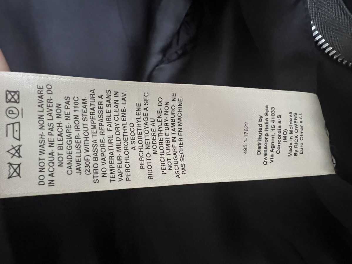 Rick Owens Rick Owens Cropped Flight Jacket IT50 Size US L / EU 52-54 / 3 - 8 Thumbnail
