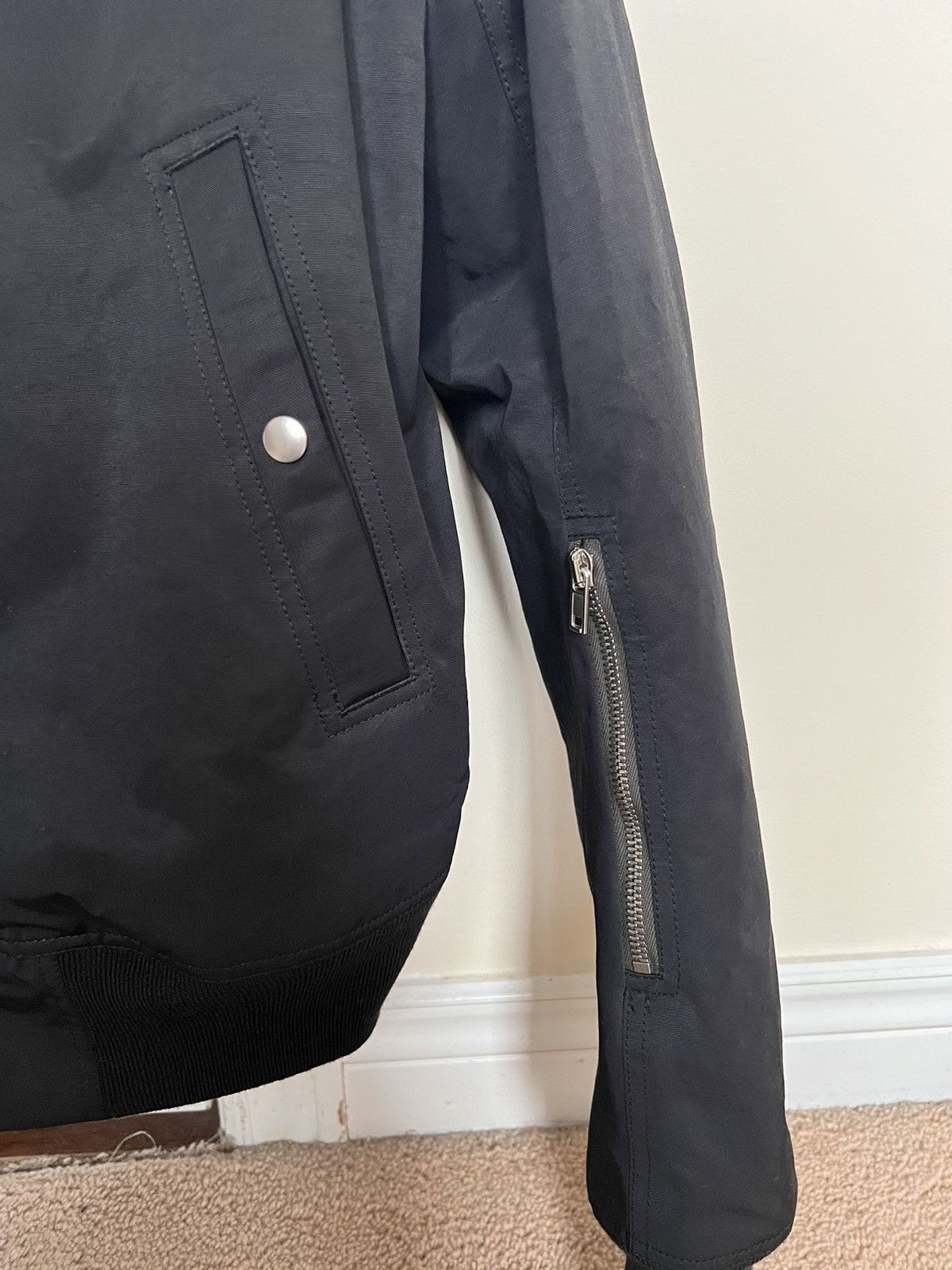Rick Owens Rick Owens Cropped Flight Jacket IT50 Size US L / EU 52-54 / 3 - 2 Thumbnail