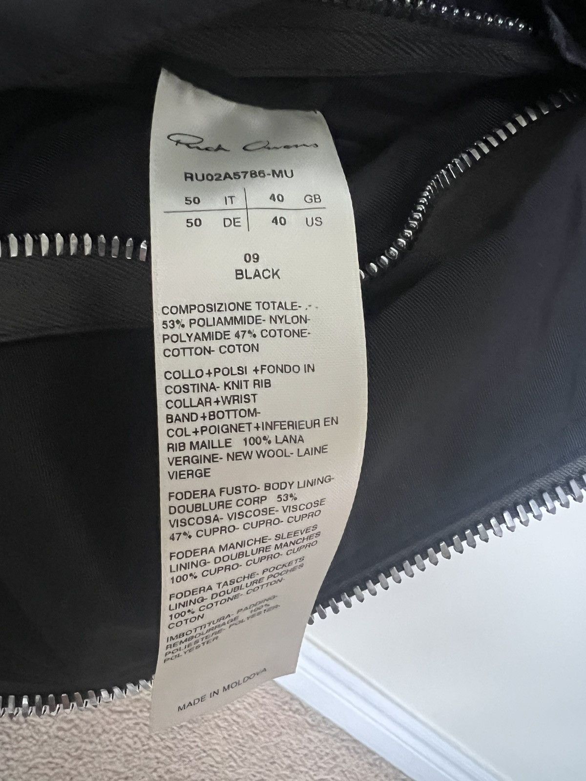 Rick Owens Rick Owens Cropped Flight Jacket IT50 Size US L / EU 52-54 / 3 - 7 Thumbnail